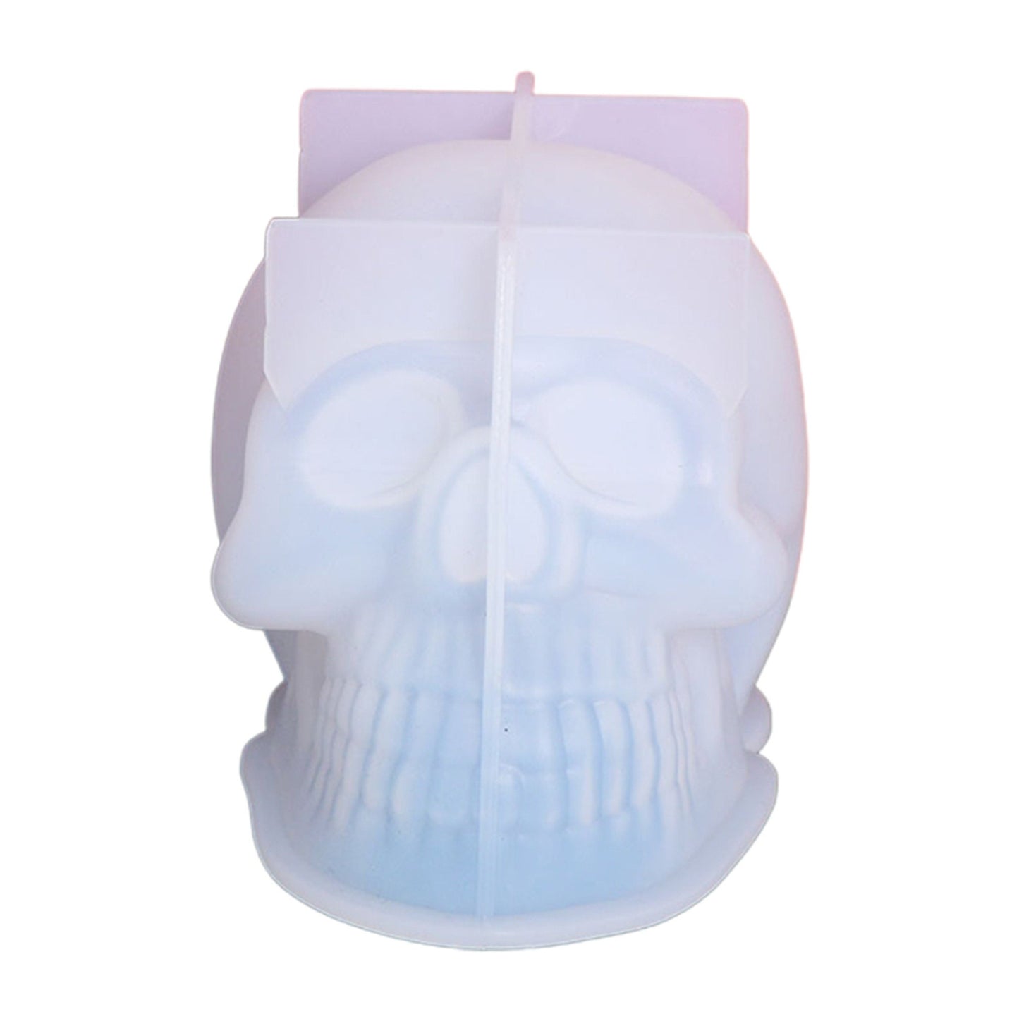 3D Skull Silicone Mould, Large Skull Epoxy Resin Mold, Skull Candle Mould, DIY Resin Art, Skeleton Mold, Halloween Mould, Resin Supplies