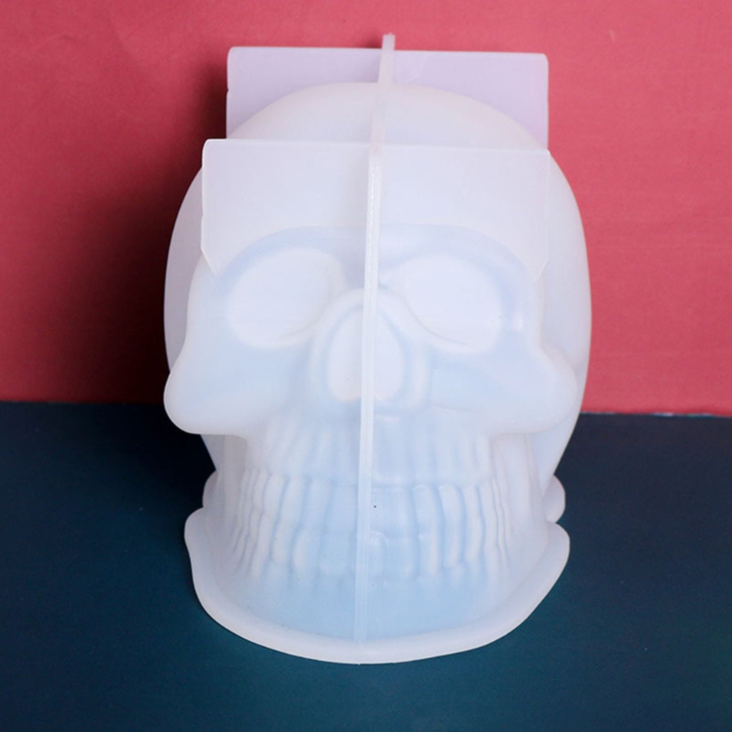 3D Skull Silicone Mould, Large Skull Epoxy Resin Mold, Skull Candle Mould, DIY Resin Art, Skeleton Mold, Halloween Mould, Resin Supplies