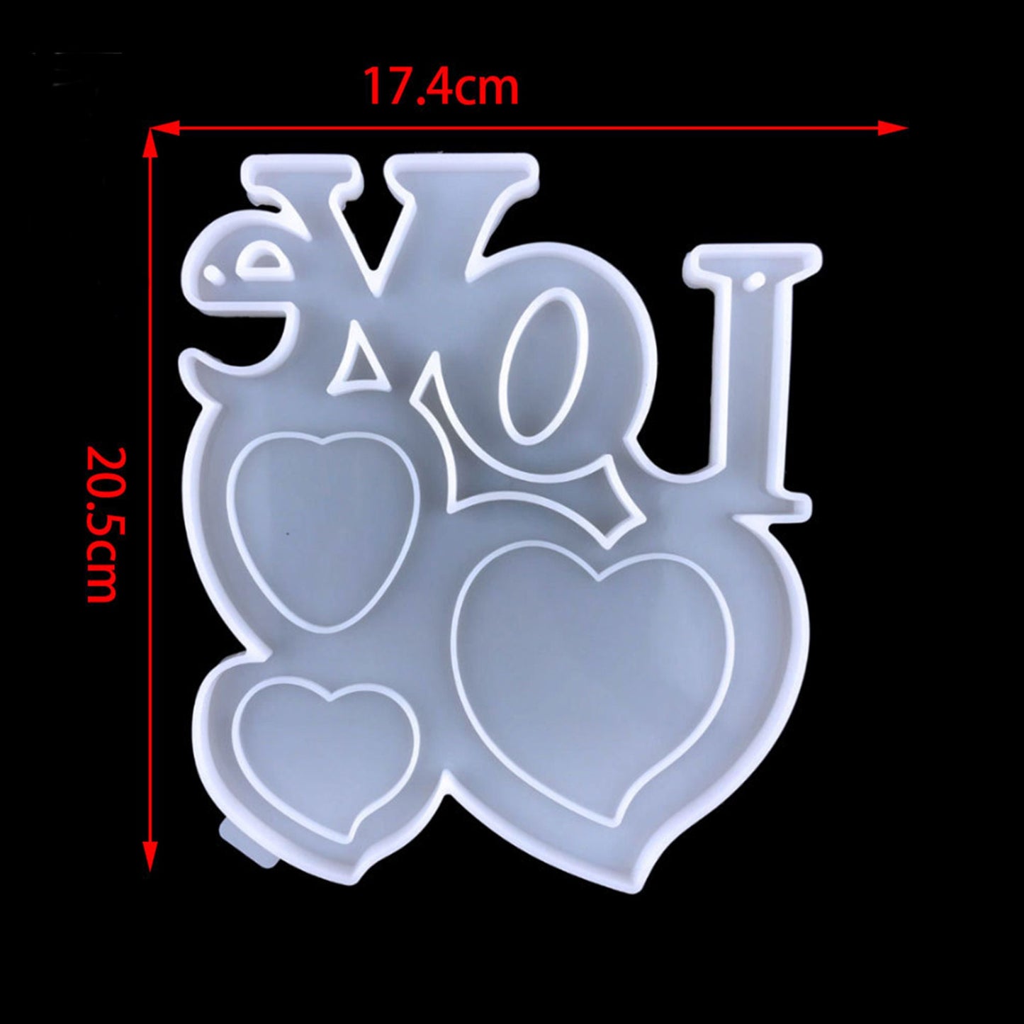 Photo Frame Silicone Mould for Resin, Heart Photo Frame Silicone Mold, Love Photo Frame Epoxy Resin Mold, Resin Supplies