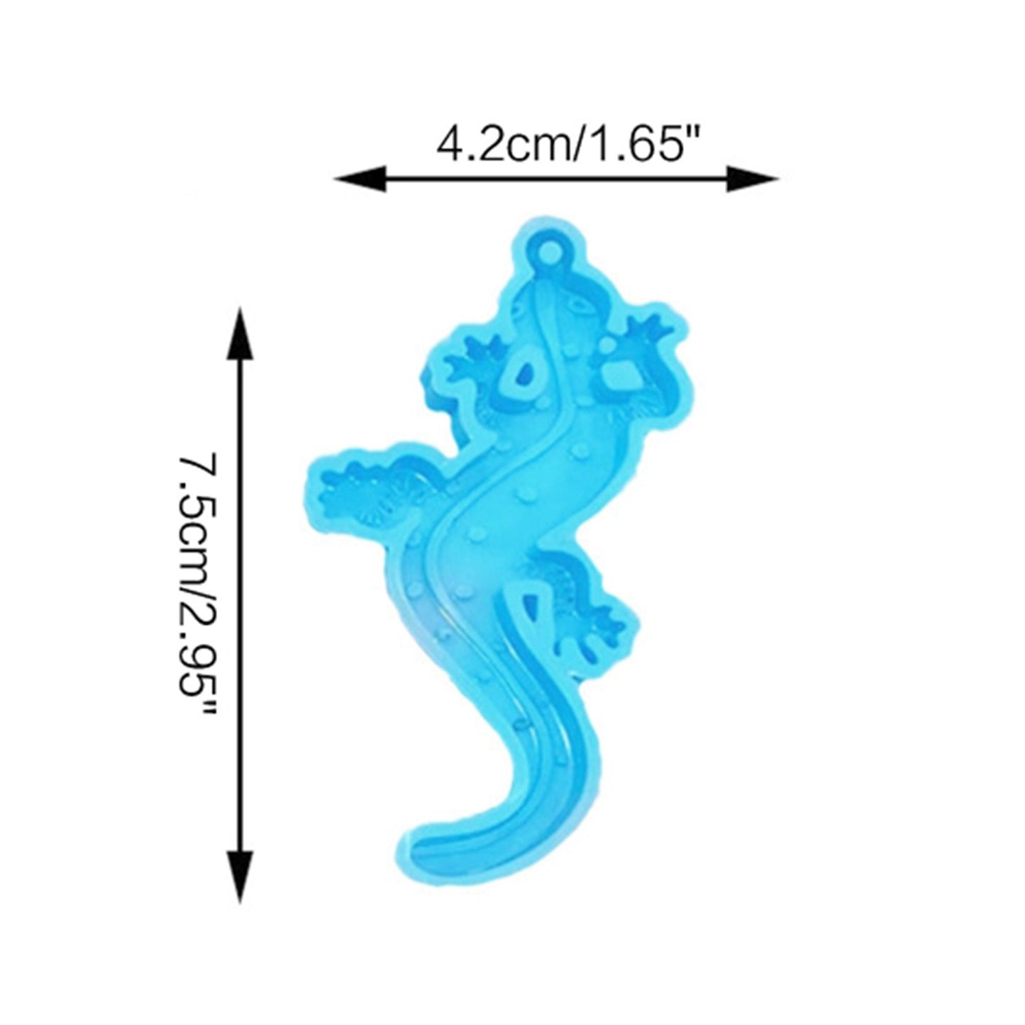 Gecko Lizard Keychain Silicone Mould