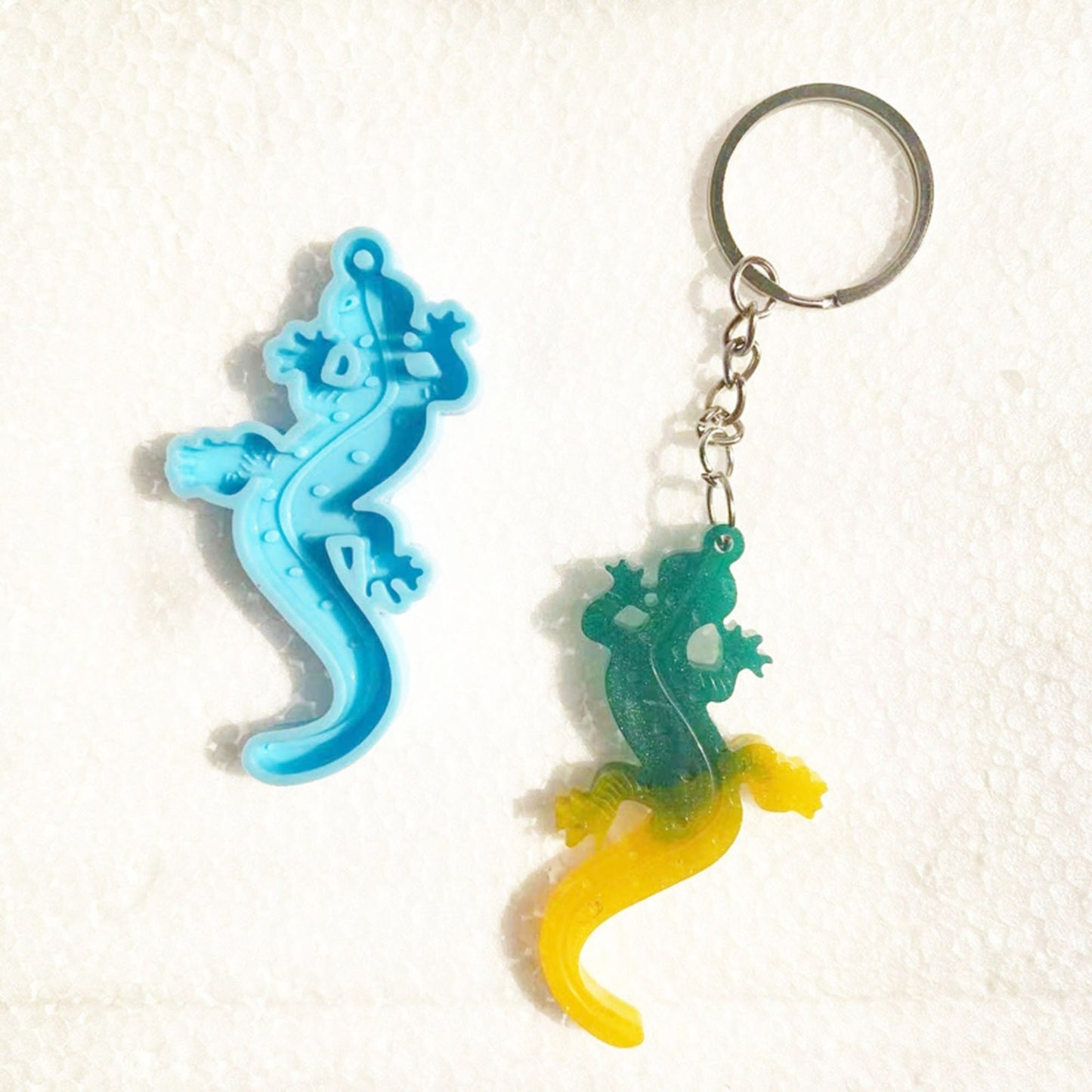 Gecko Lizard Keychain Silicone Mould