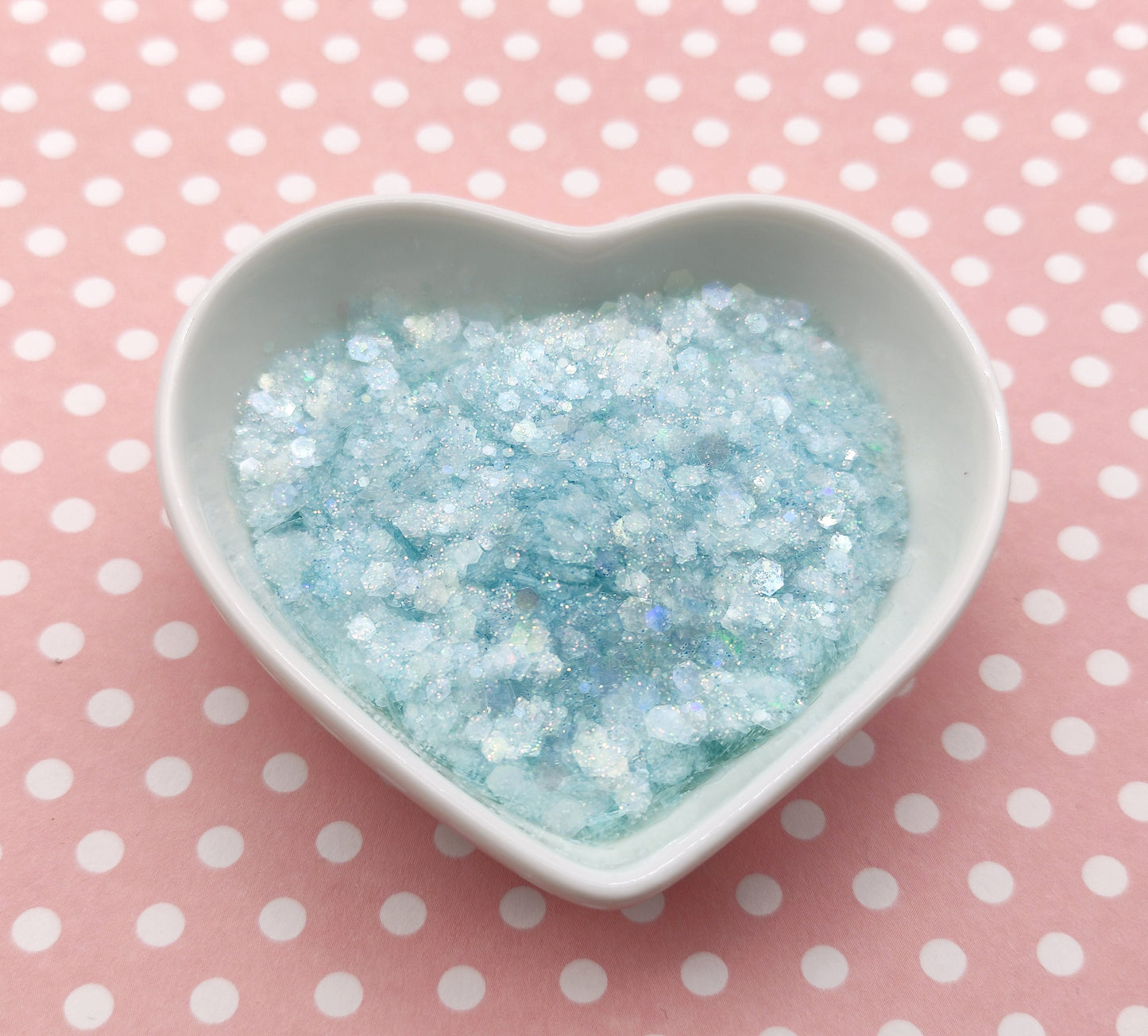 Chunky Pastel Opalescent Glitter Mix, Iridescent Ice Blue, Resin Supplies, Nail Art Glitter, Craft Supplies, Slime Supplies