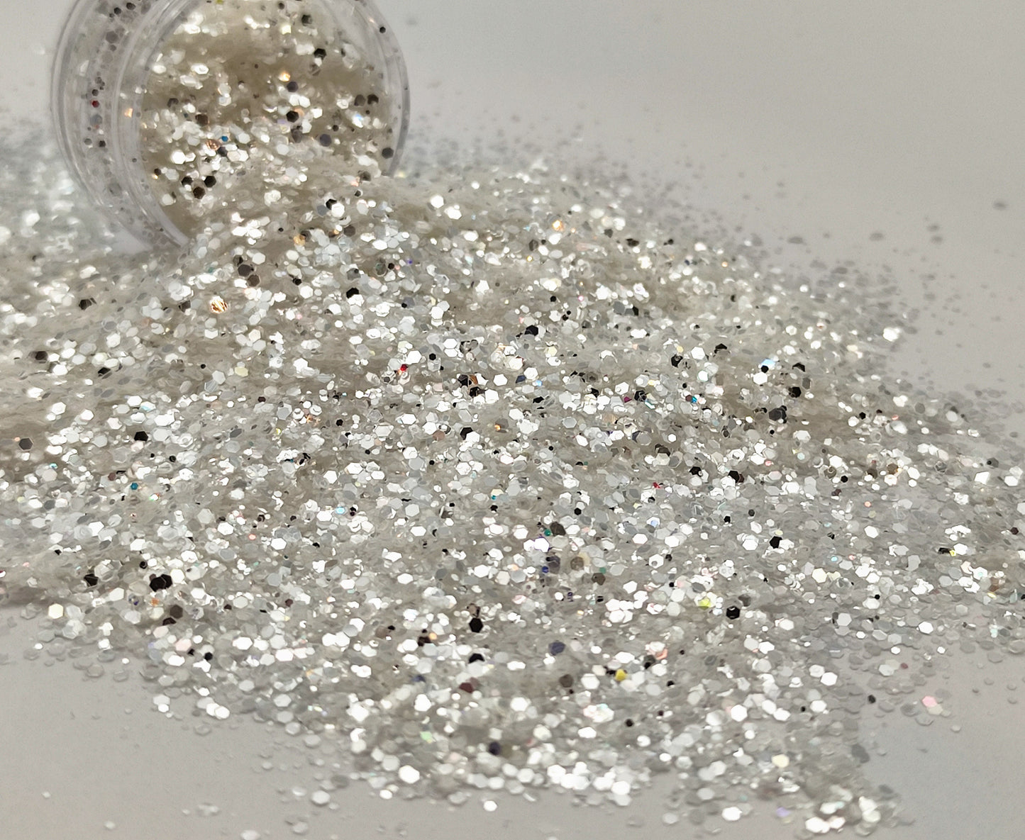 Silver Mirror Glitter Mix, Shiny Silver Glitter, Silver Glitter Mix, Resin Supplies, Nail Art Glitter, Craft Supplies