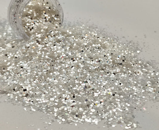 Silver Mirror Glitter Mix, Shiny Silver Glitter, Silver Glitter Mix, Resin Supplies, Nail Art Glitter, Craft Supplies