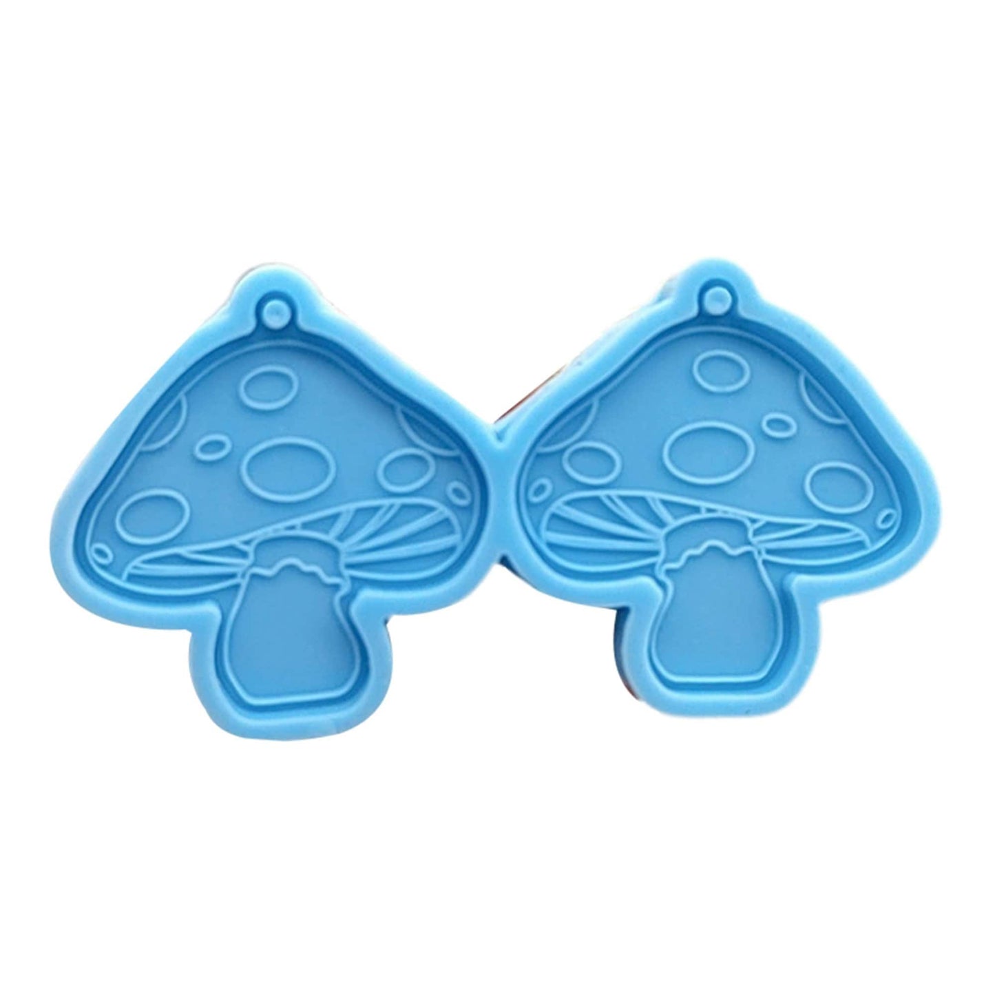 Mushroom Earrings Silicone Mould, Mushroom Epoxy Resin Earring Mold, Fungus Jewellery Mould, Mushroom Keychain Mold, Resin Supplies