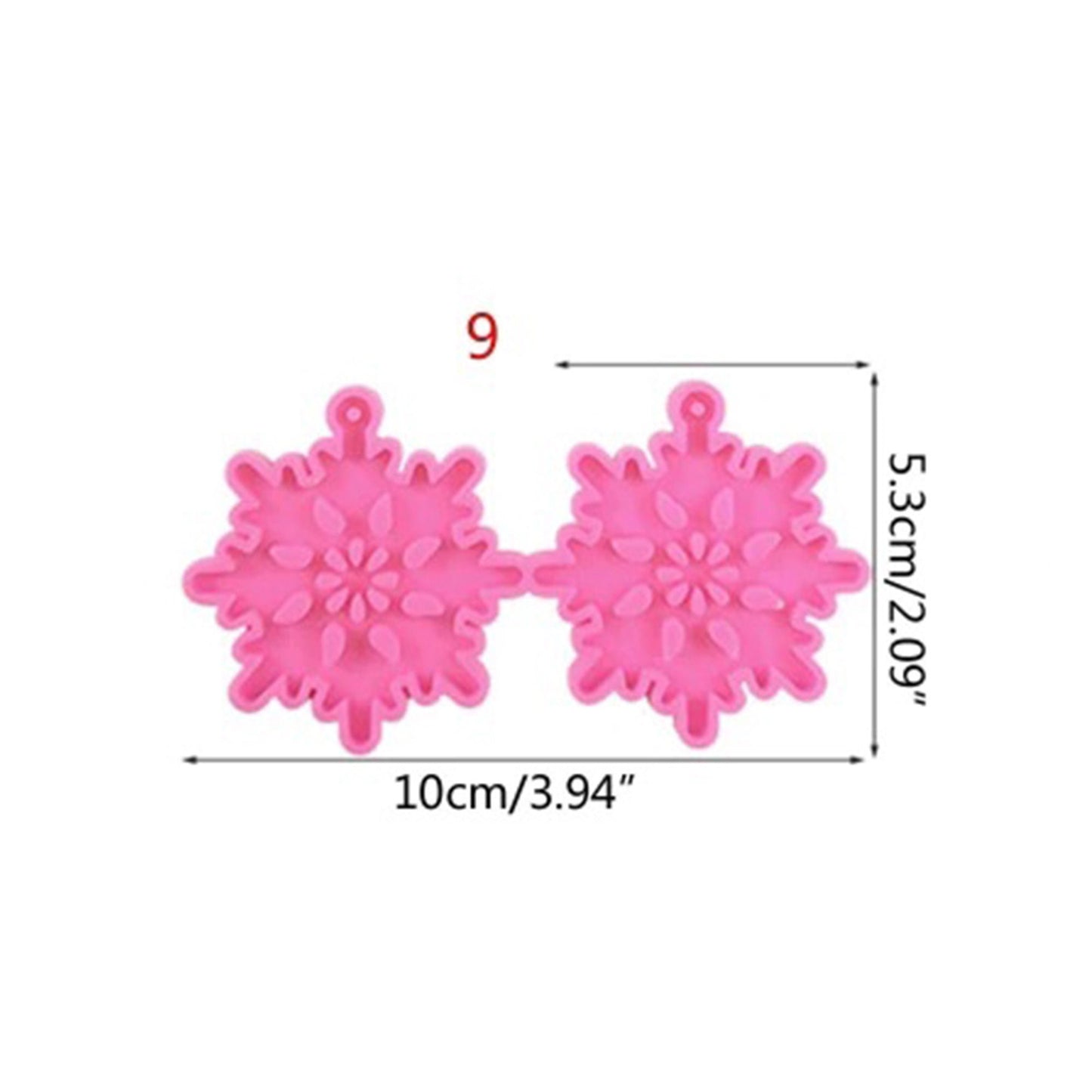 Snowflake Earring Silicone Mold, Snowflake Epoxy Resin Earring Mold, Christmas Jewellery Mould, Snowflake Winter Mold, Resin Supplies