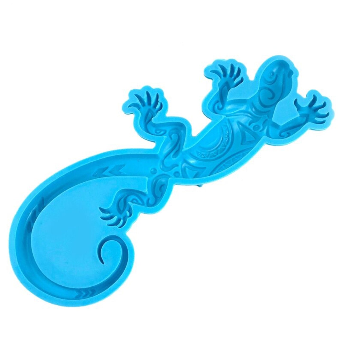 Gecko Lizard Wallhanging Silicone Mould, Gecko Jesmonite Casting Mold, LizardHome Wall Decoration Mould, Resin Supplies