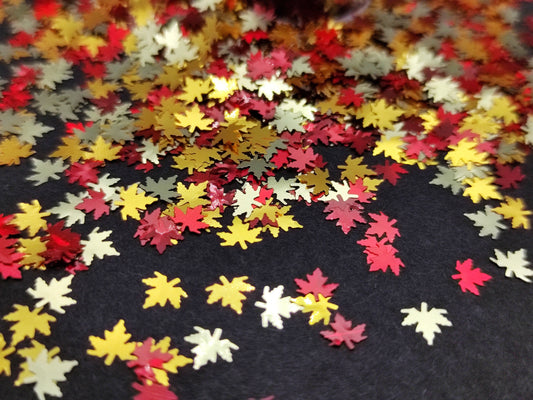 Autumn Leaf Glitter, Autumn Maple Leaves Nail Art Glitter, Fall Leaves Shape Sequins, Sequin Autumn Mix, Resin Supplies