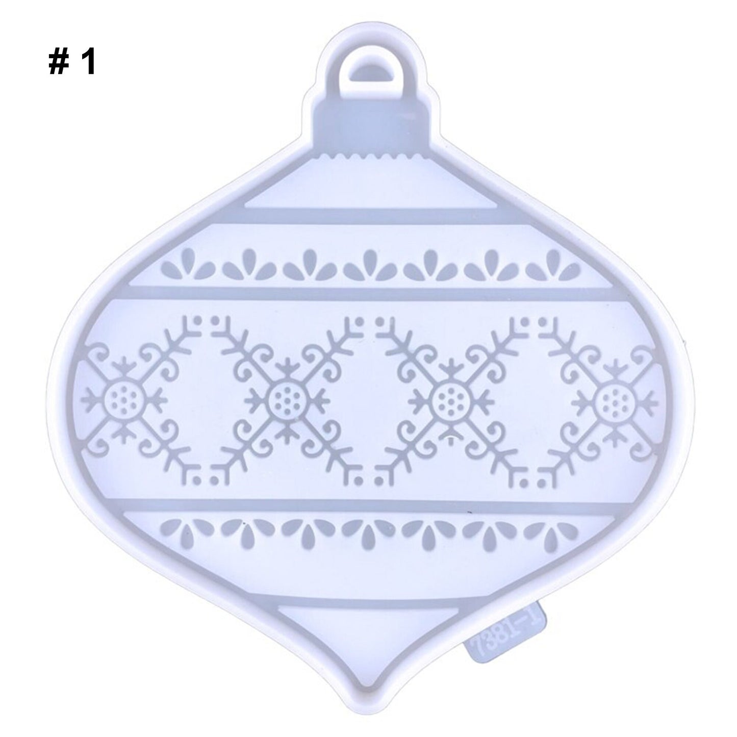 Christmas Bauble Silicone Mould, Christmas Tree Decoration Mold