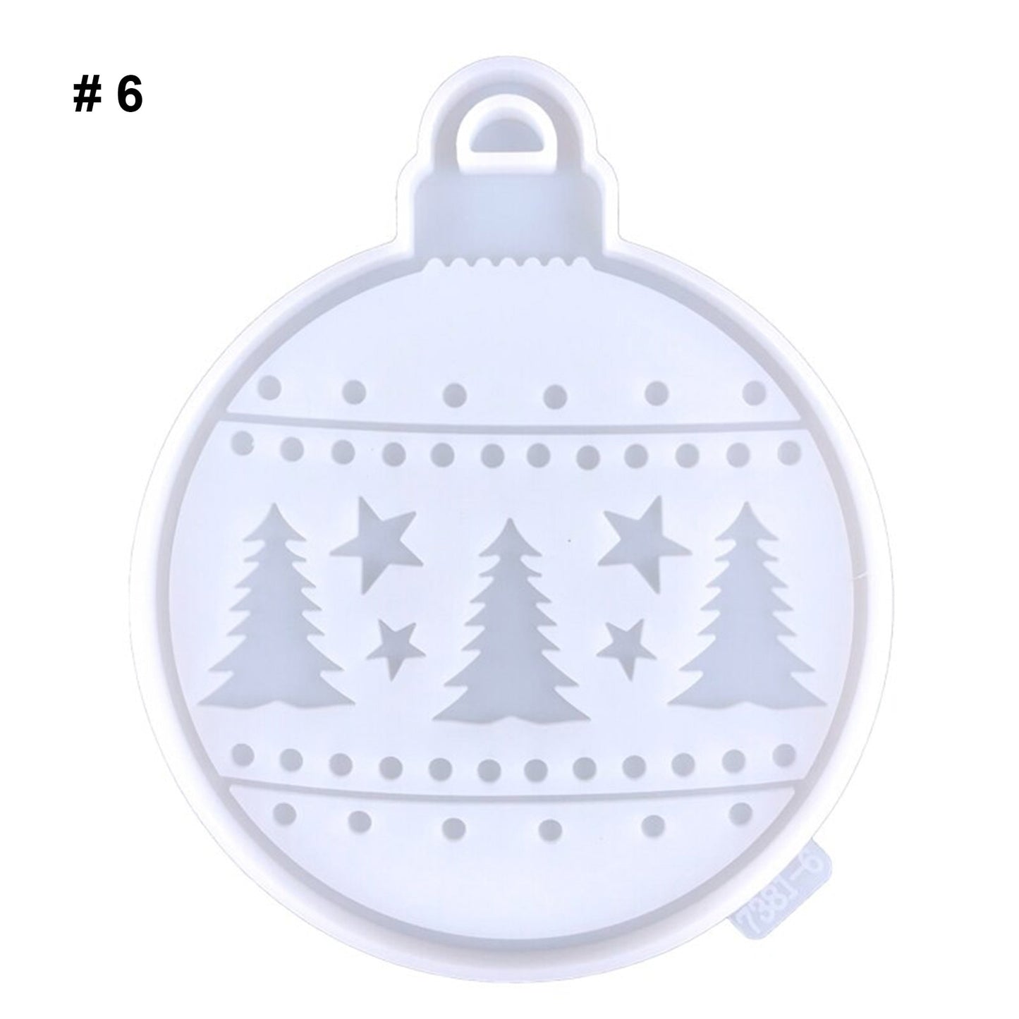 Christmas Bauble Silicone Mould, Christmas Tree Decoration Mold