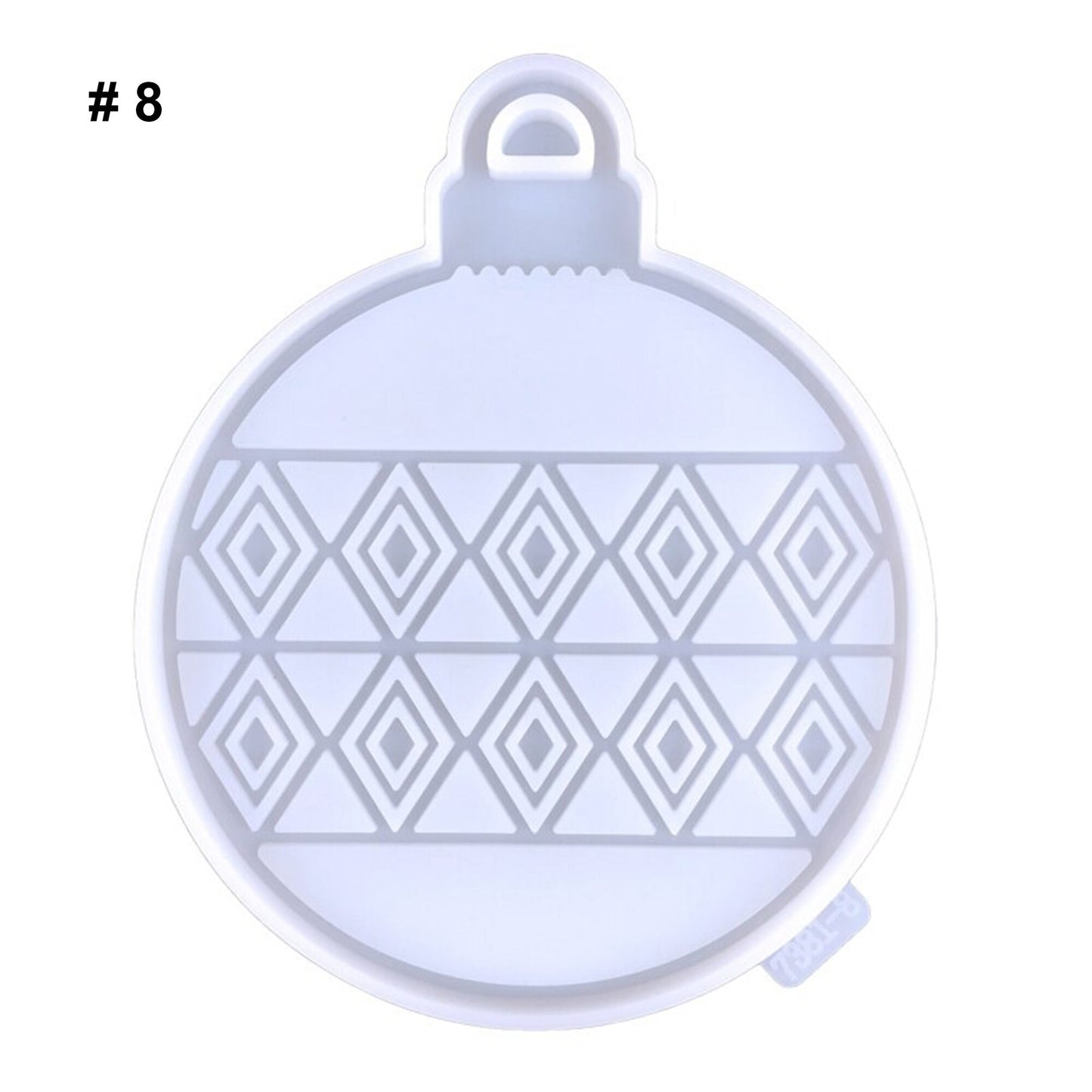 Christmas Bauble Silicone Mould, Christmas Tree Decoration Mold