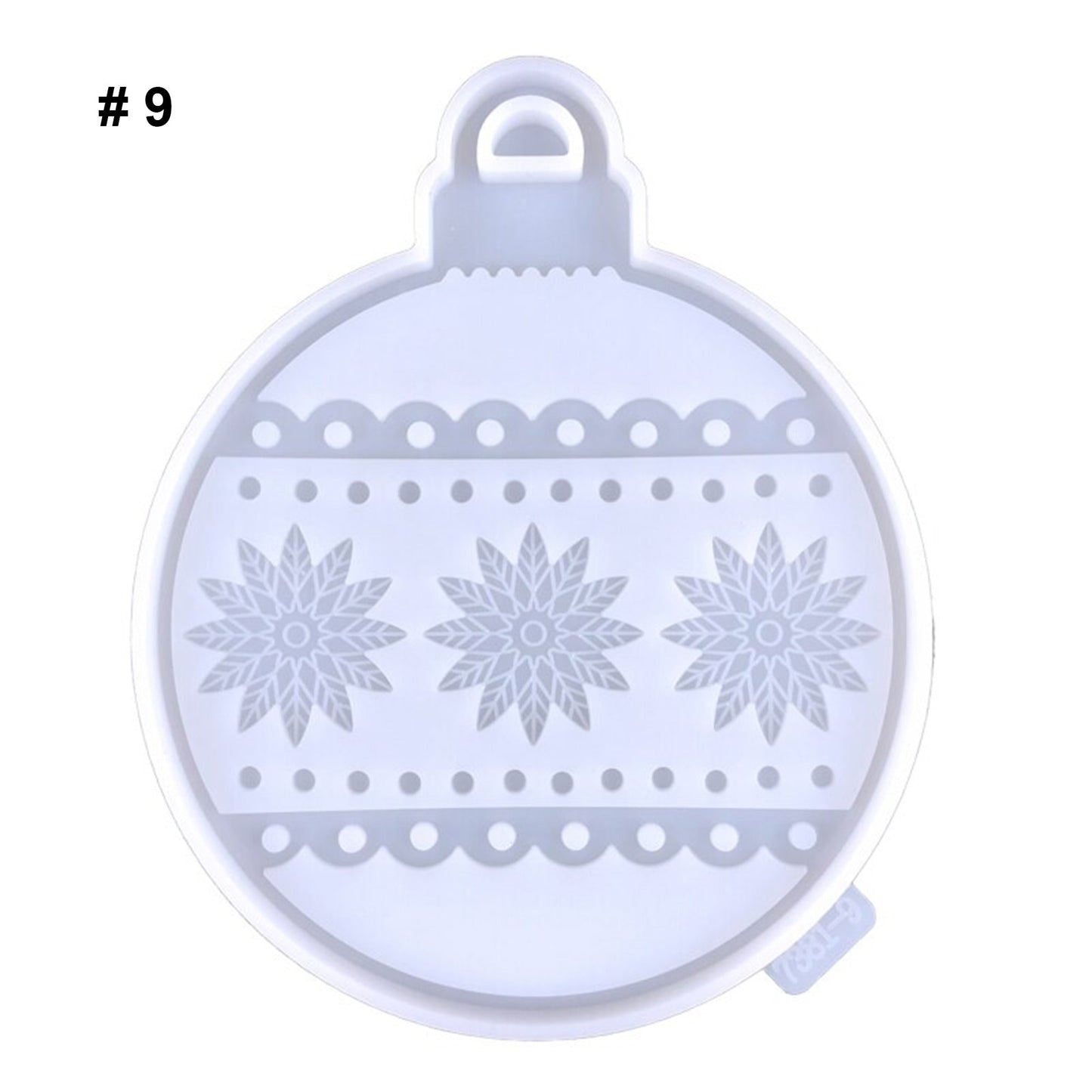 Christmas Bauble Silicone Mould, Christmas Tree Decoration Mold