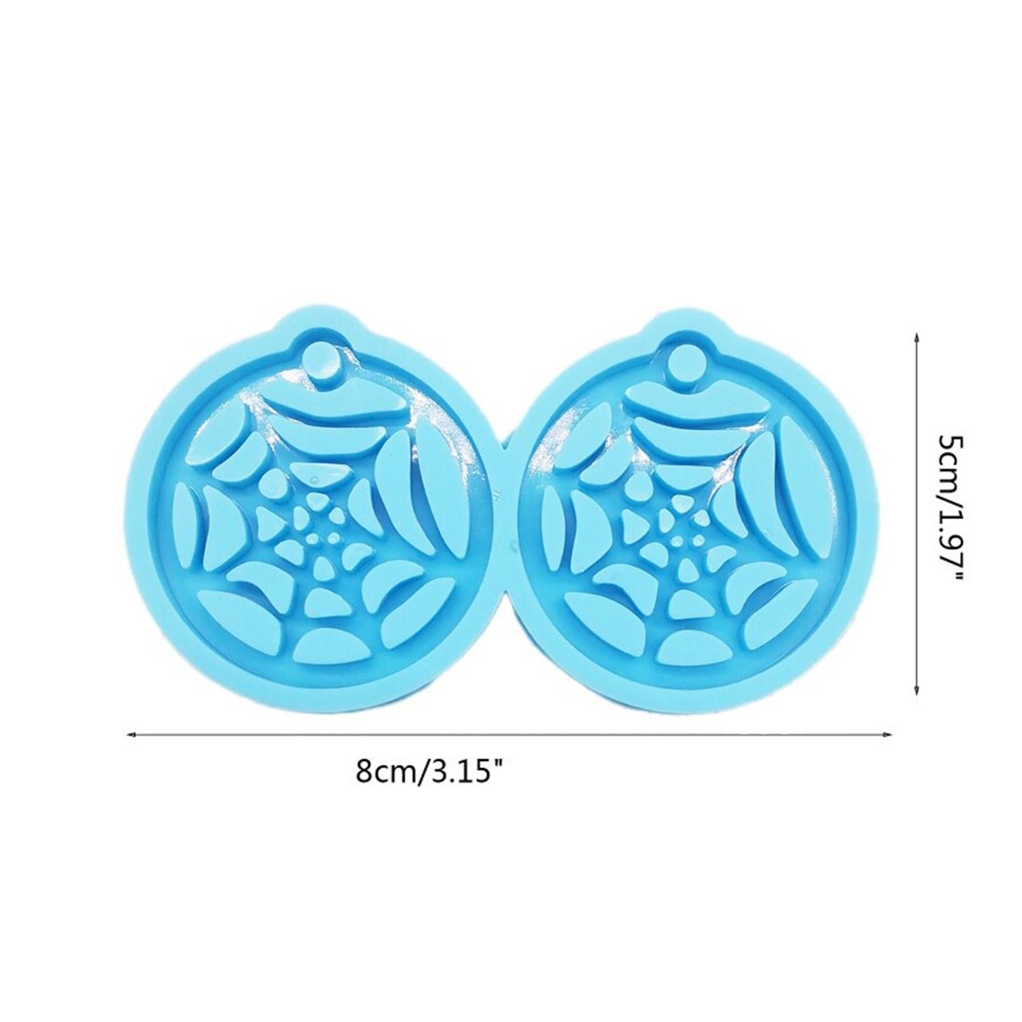 Spider Web Earring Silicone Mold, Epoxy Resin Pendant Mould, Halloween Mold, Halloween Earrings Craft Mold, Spiderweb Shape Mould