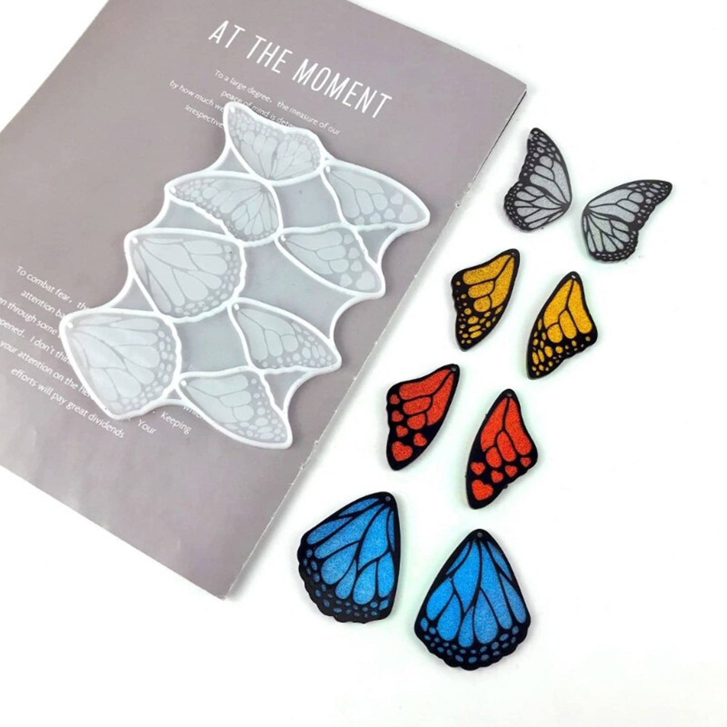 Butterfly Wings Earring Silicone Mould, Butterfly Epoxy Resin Earring Mold, Wings Jewellery Mould, Butterflies Earring Mold, UV Resin Mold