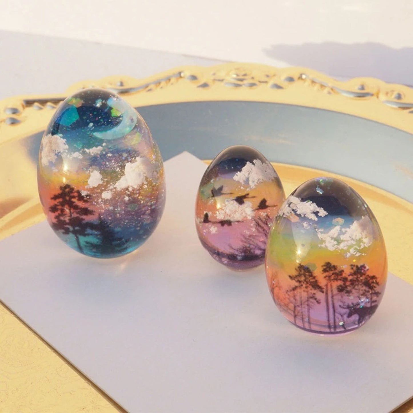 Teardrop or Egg Pendant Silicone Mould, Teardrop Shaped Beads No Holes Earring Epoxy Resin Pendant Mold, Egg Shape UV Resin Mold