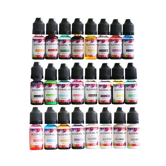 Alcohol Ink Pigment for Epoxy Resin, 10ml Resin Alcohol Ink, Epoxy Resin Alcohol Ink