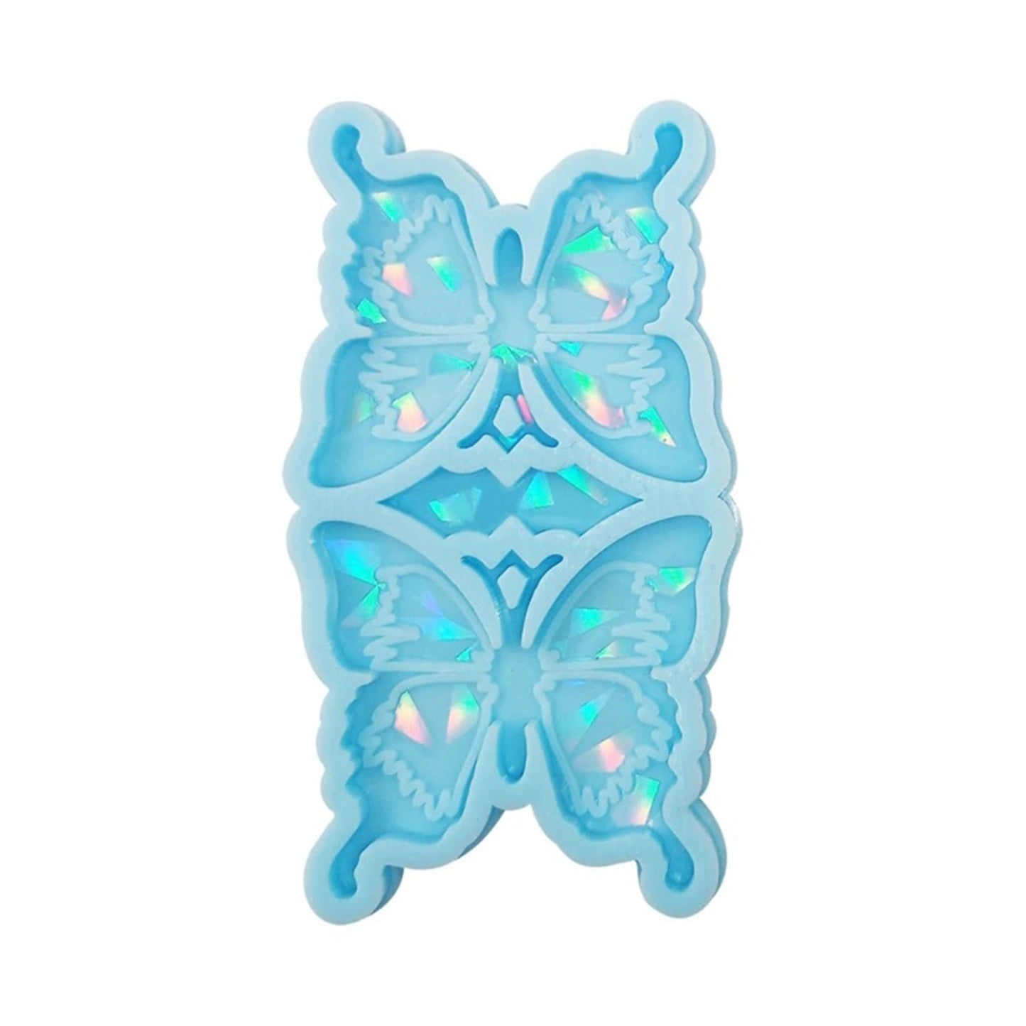 Holographic Butterfly Statement Earring Silicone Mould, Butterfly Earring Epoxy Resin Pendant Mold, Holo Earring Jewellery, Resin Supplies