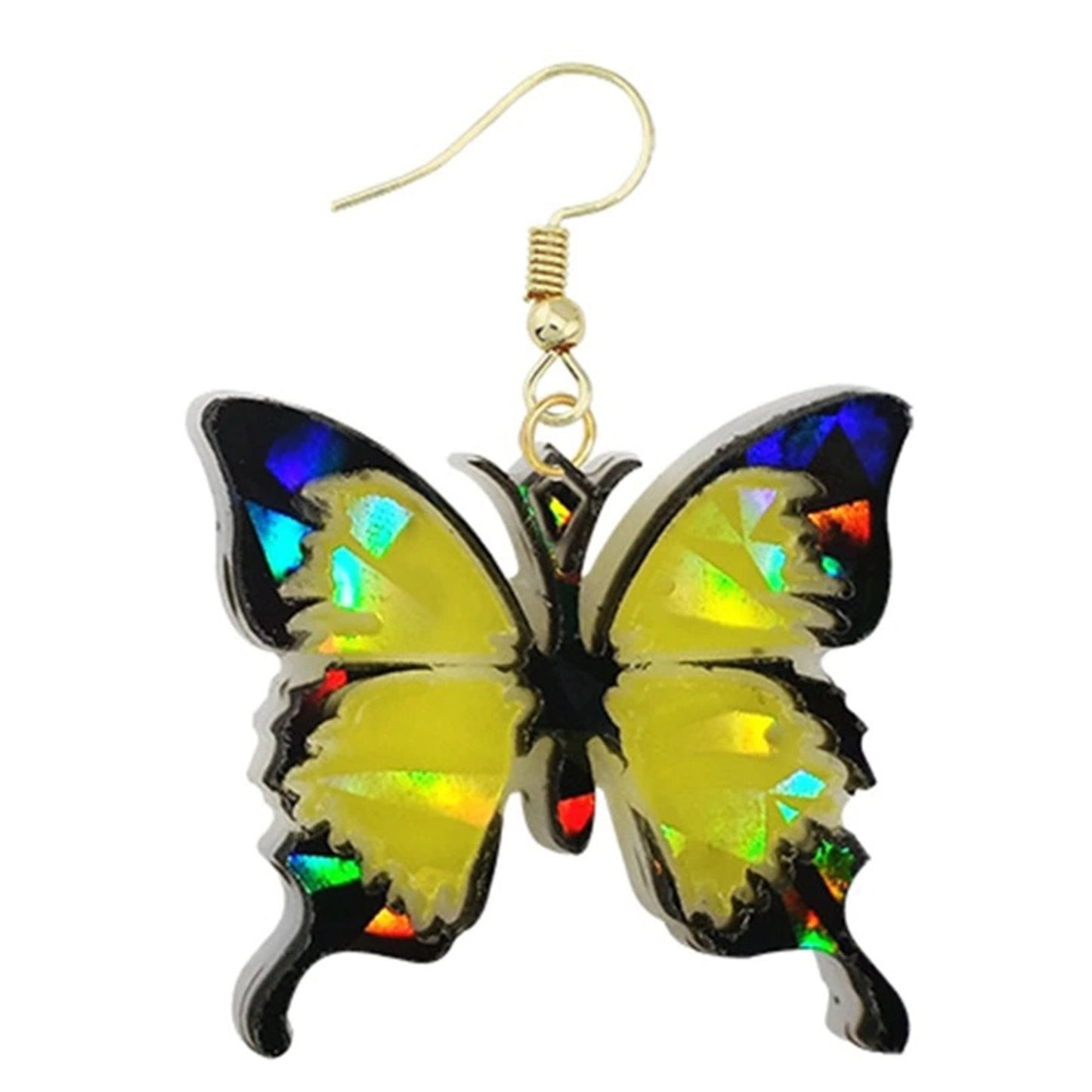 Holographic Butterfly Statement Earring Silicone Mould, Butterfly Earring Epoxy Resin Pendant Mold, Holo Earring Jewellery, Resin Supplies