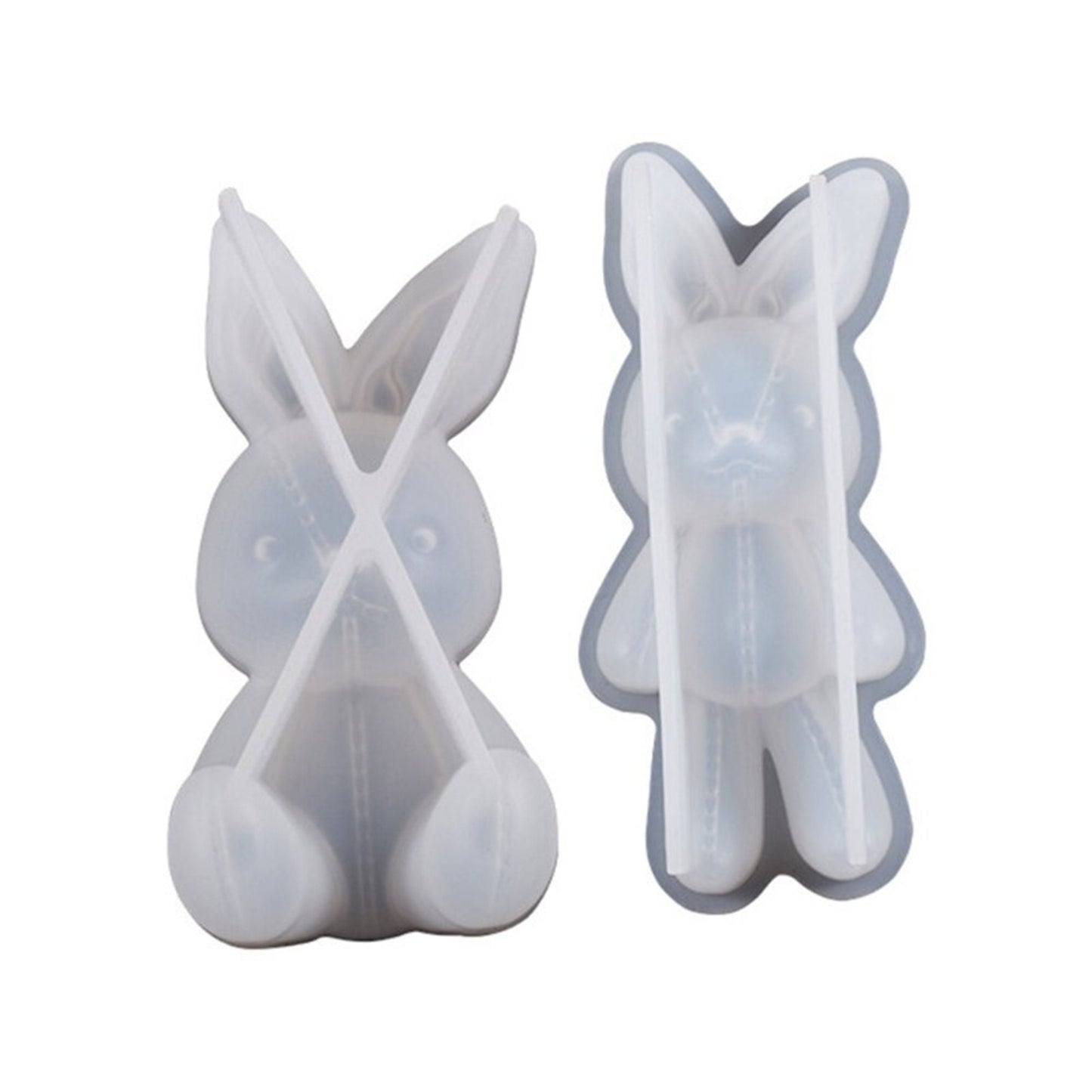 Cute Bunny Keychain Silicone Mould, Rabbit Epoxy Resin Keyring Mold, Rabbit Keychain Mold, Bunny Craft Mold, Keychain Mold, Resin Supplies