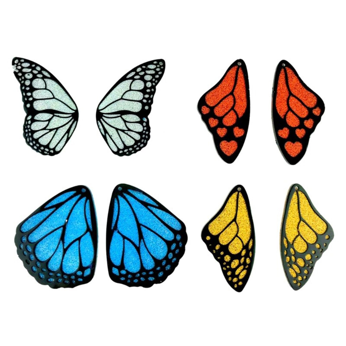 Butterfly Wings Earring Silicone Mould, Butterfly Epoxy Resin Earring Mold, Wings Jewellery Mould, Butterflies Earring Mold, UV Resin Mold