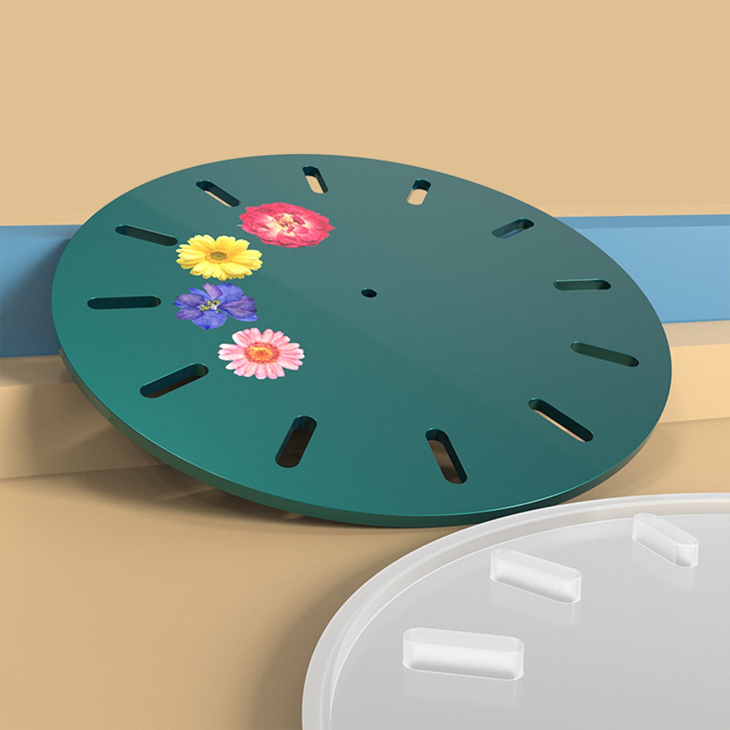 Large Clock Face Silicone Mould, Resin Mould, Decorative Wall Clock Silicone Mold, Clock Face mould, Epoxy Resin Moulds, Time, Resin tools