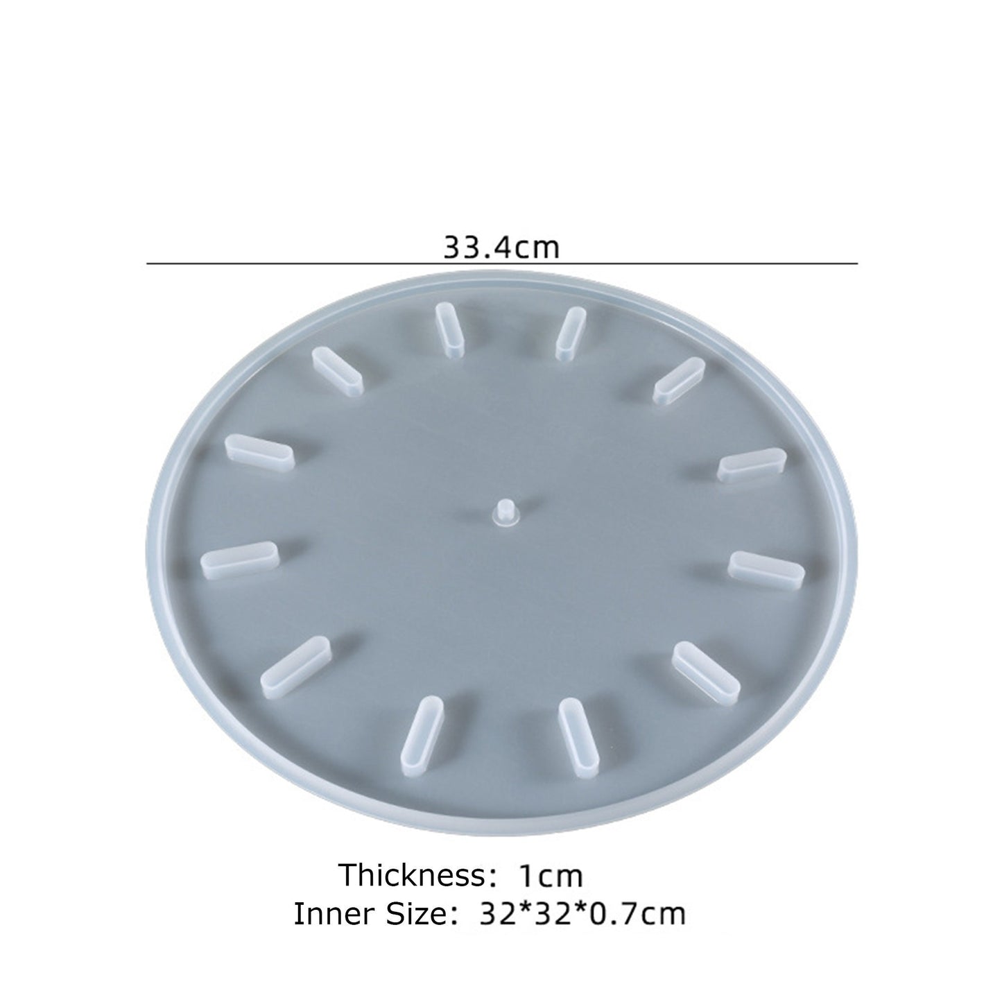 Large Clock Face Silicone Mould, Resin Mould, Decorative Wall Clock Silicone Mold, Clock Face mould, Epoxy Resin Moulds, Time, Resin tools