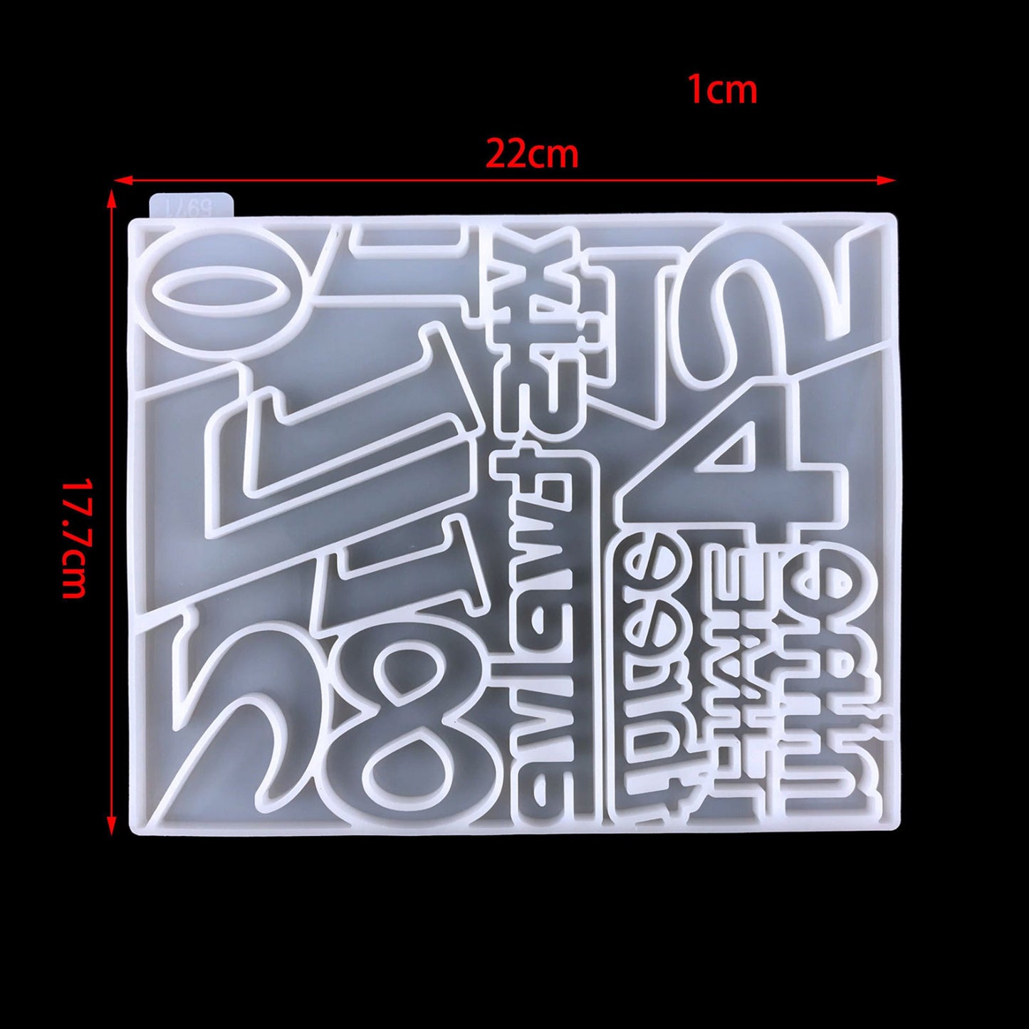 Clock Numbers Silicone Mould, Decorative Wall Clock Silicone Mold, Wall Decoration Mould, Creative Clock Epoxy ResinSilicone Resin Mold