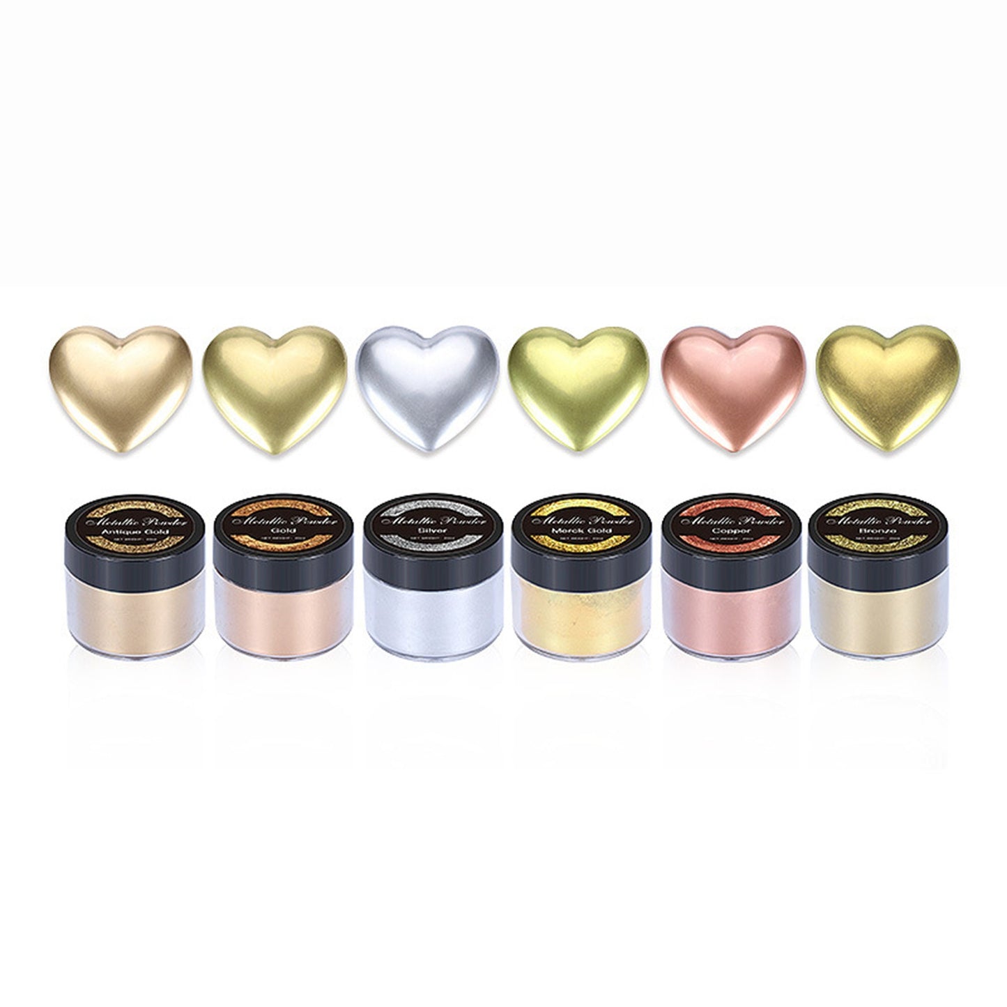 20ml Metallic Pigment Powder, Marble Metal Resin Pigment Powder, Resin Supplies