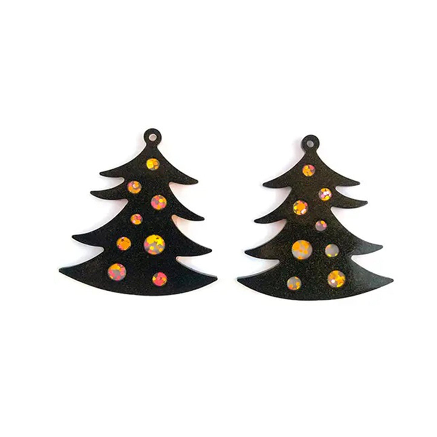 Christmas Tree Earrings Silicone Mould, UV Resin, Epoxy Resin Earring Mold, Christmas Tree Jewellery Mould, Winter Earrings, Resin Supplies