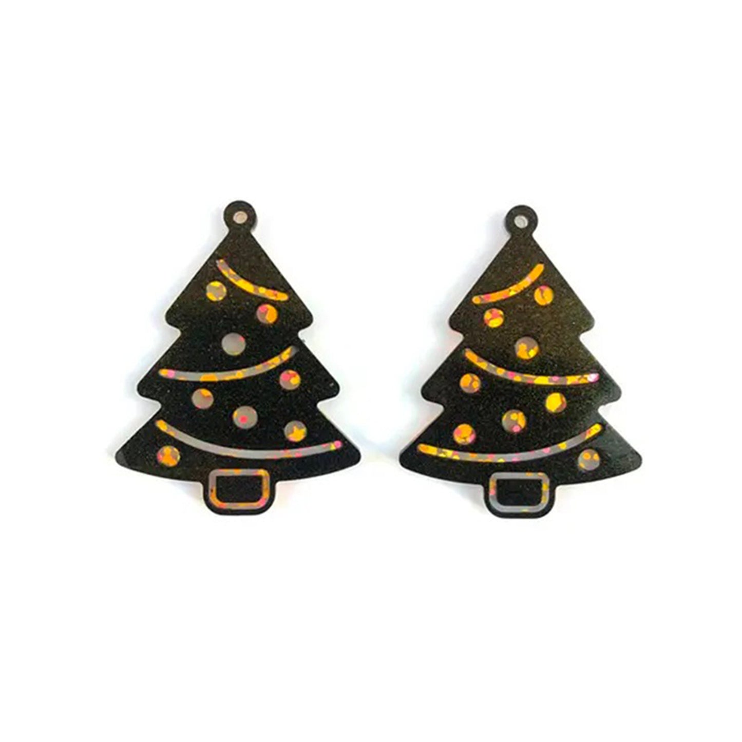 Christmas Tree Earrings Silicone Mould, UV Resin, Epoxy Resin Earring Mold, Christmas Tree Jewellery Mould, Winter Earrings, Resin Supplies