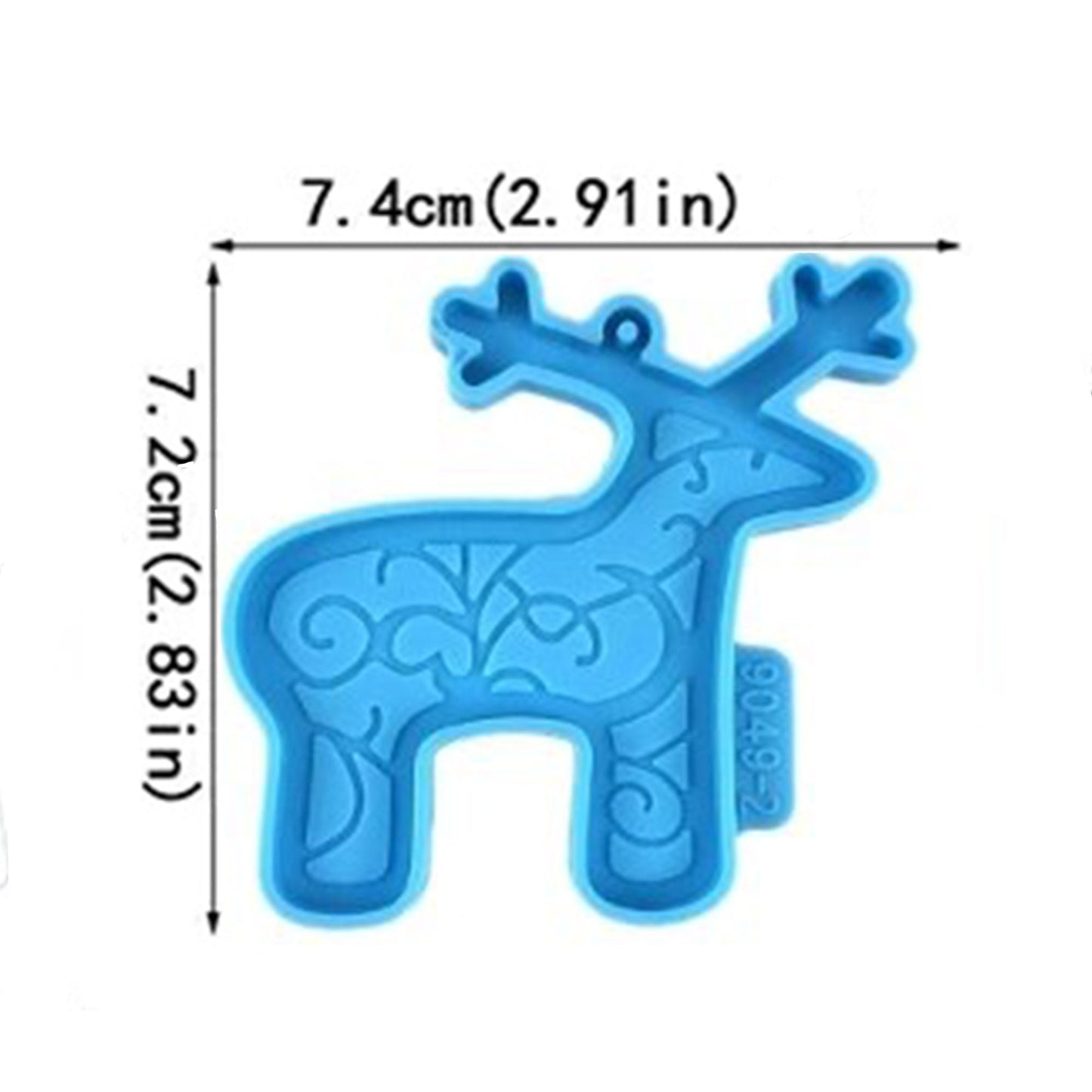 Christmas Tree Decortaion Silicone Mould, Christmas Bauble Mold, Christmas Reindeer Tree Star Bauble Mold, Xmas Bauble Mold, Resin Supplies