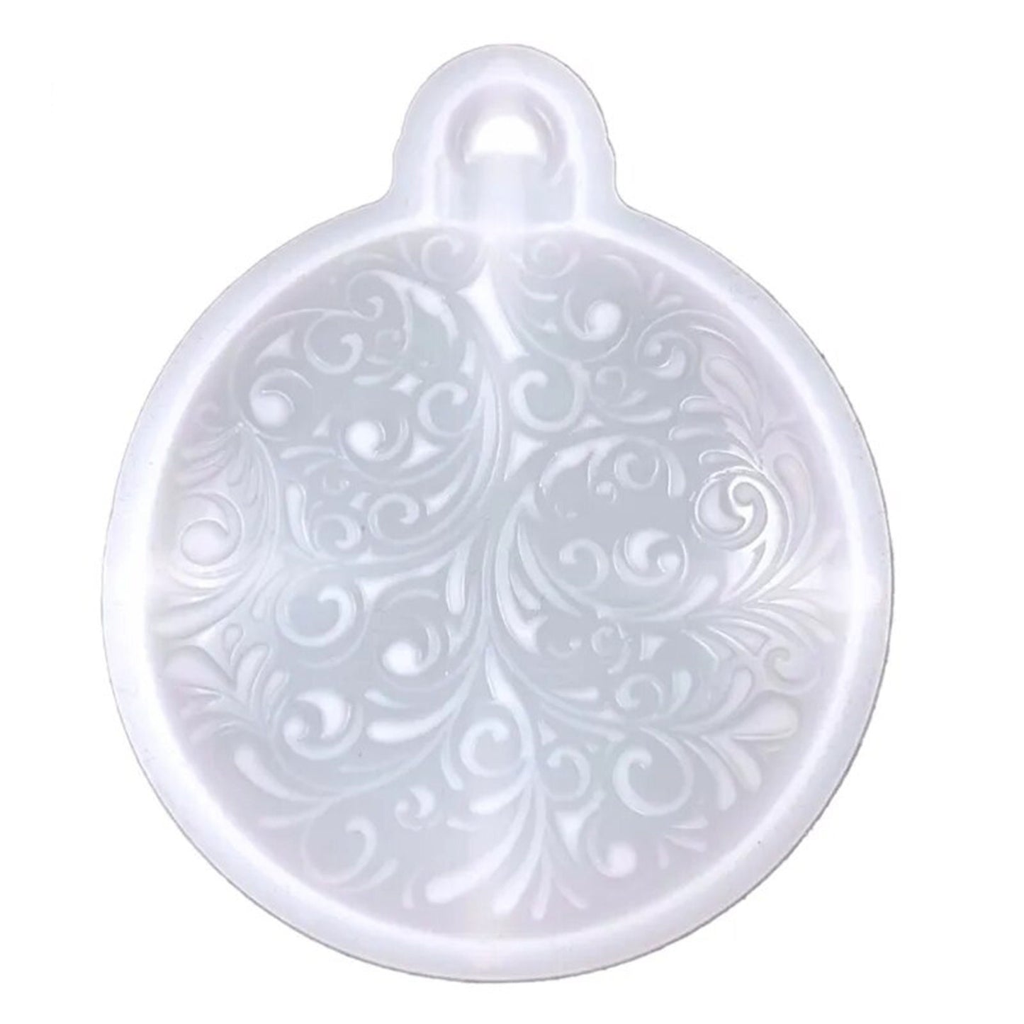 Christmas Bauble Silicone Mould, Christmas Tree Decoration Mold, Round Christmas Bauble Ball Mold, Resin Supplies