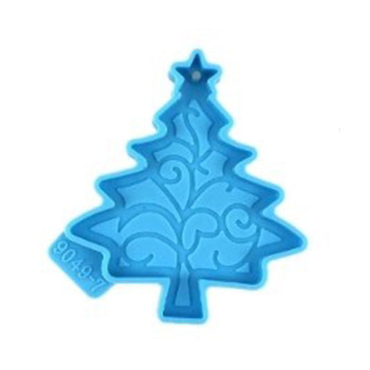 Christmas Tree Decortaion Silicone Mould, Christmas Bauble Mold, Christmas Tree Bauble Mold, Xmas Bauble Mold, Resin Supplies