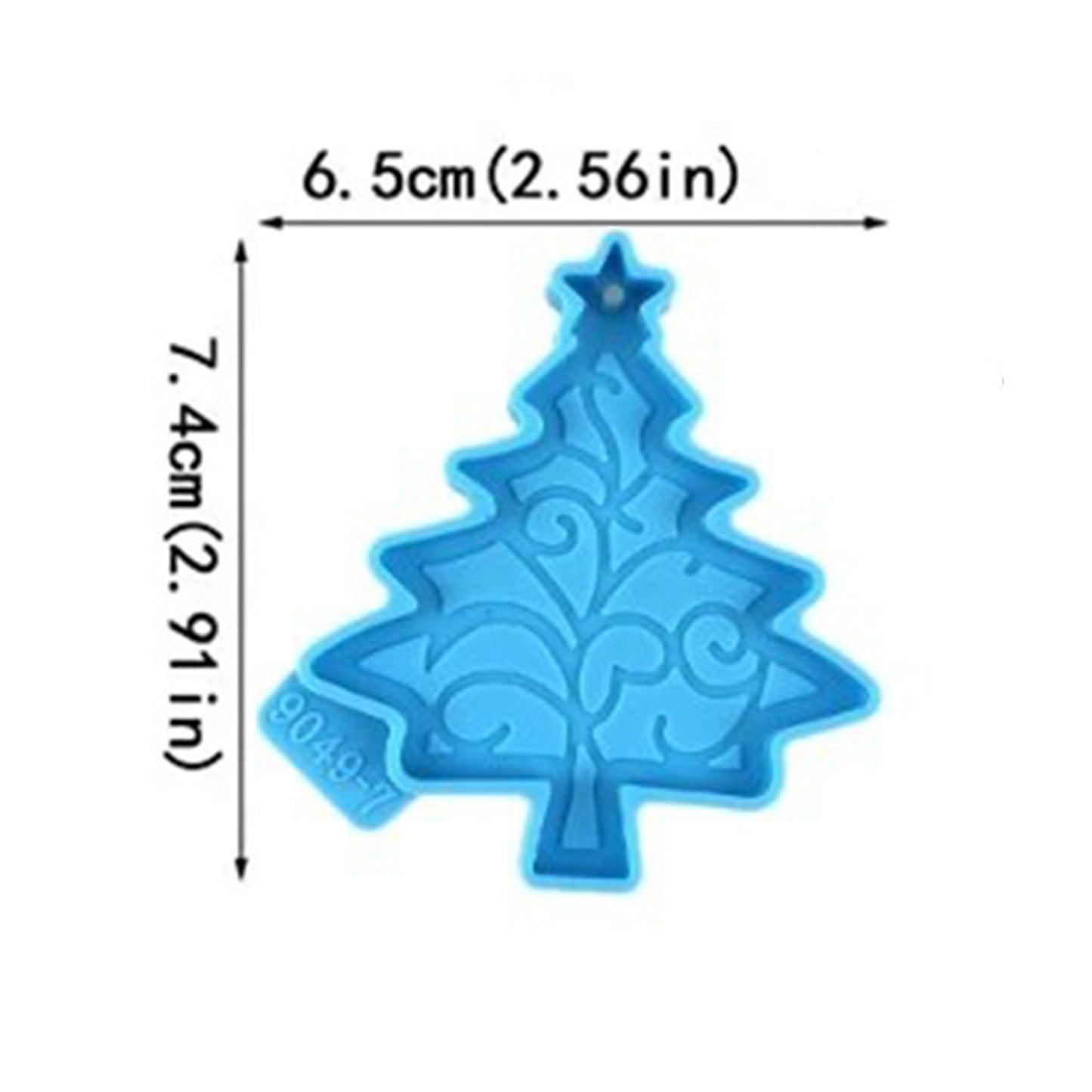 Christmas Tree Decortaion Silicone Mould, Christmas Bauble Mold, Christmas Tree Bauble Mold, Xmas Bauble Mold, Resin Supplies