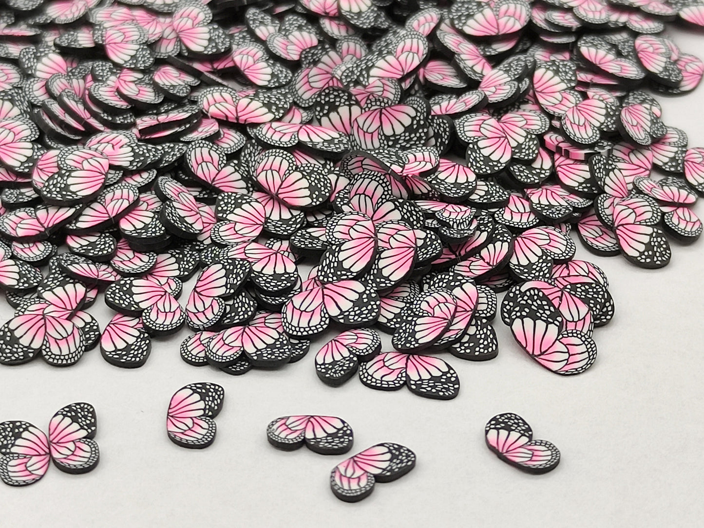 10g Butterfly Wings Clay Fimo Slices, Resin Craft Supplies, Nail Art, Polymer Clay Slices, Slime Supplies, Epoxy Resin Filler, Nail Art