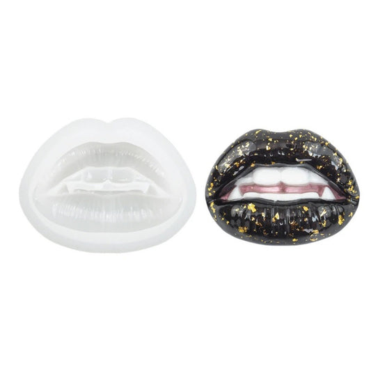 Lips Keychain Silicone Mould, 3D Lips Epoxy Resin Mold, Lips Candle Mould, Lips Soap Mold