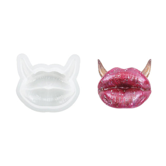 Lips Keychain Silicone Mould, 3D Lips Epoxy Resin Mold, Lips Candle Mould, Lips Soap Mold