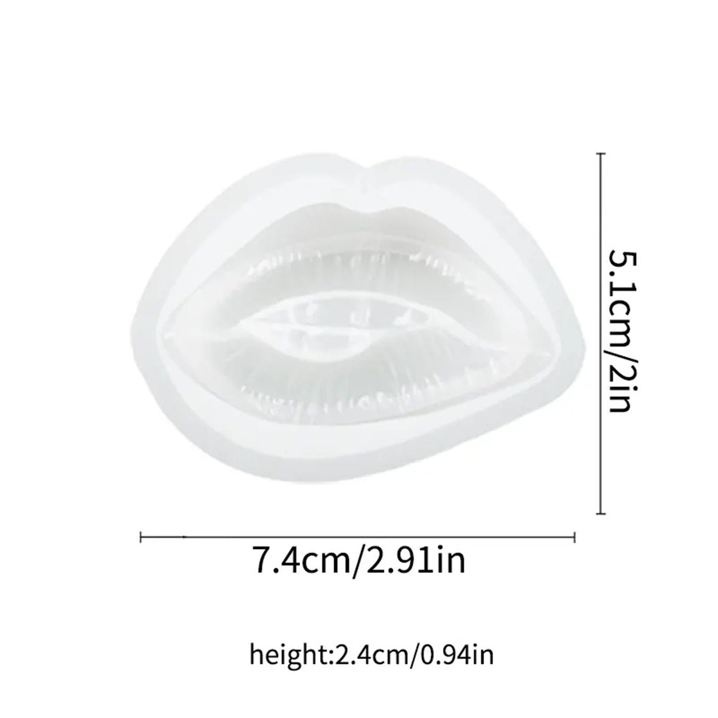 Lips Keychain Silicone Mould, 3D Lips Epoxy Resin Mold, Lips Candle Mould, Lips Soap Mold