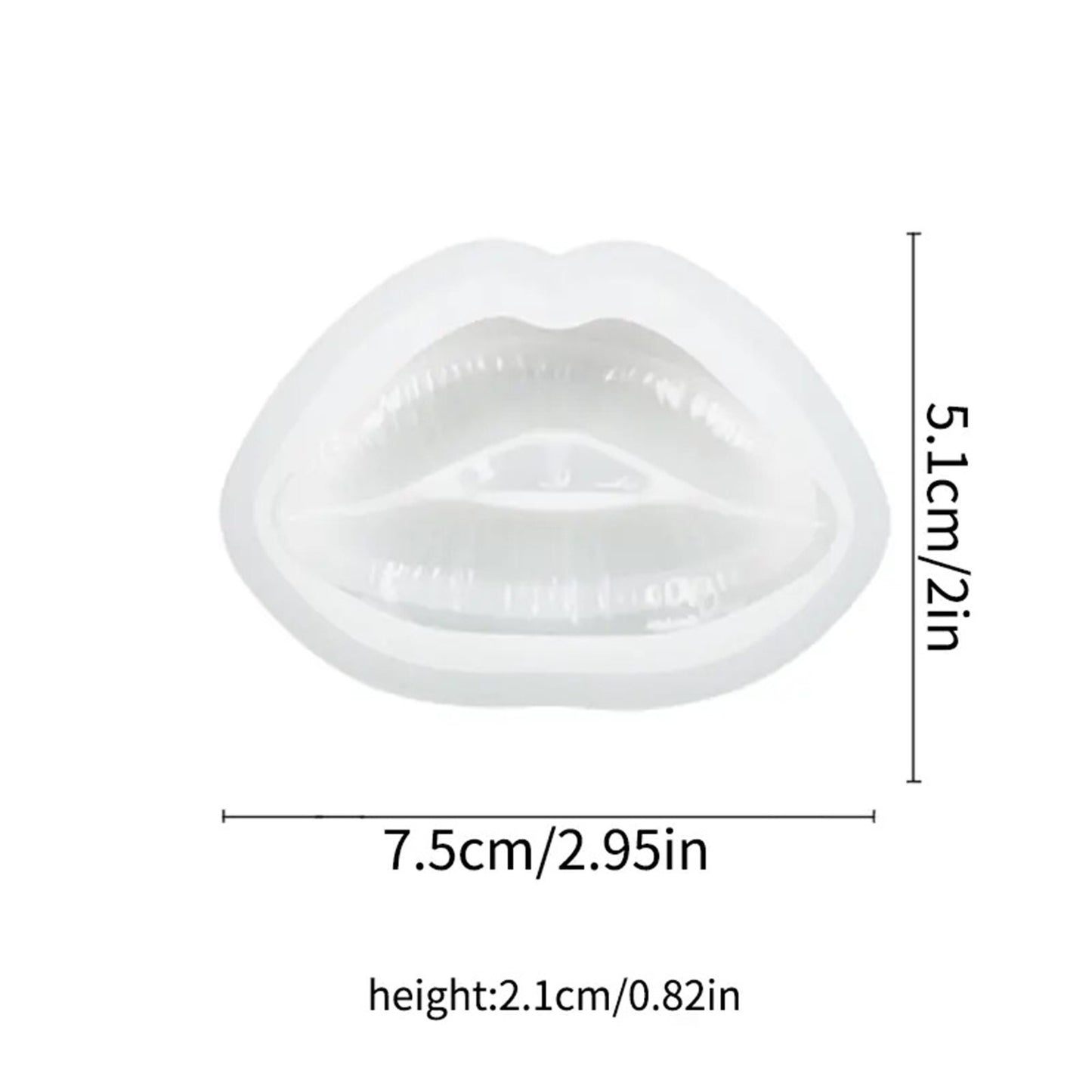 Lips Keychain Silicone Mould, 3D Lips Epoxy Resin Mold, Lips Candle Mould, Lips Soap Mold