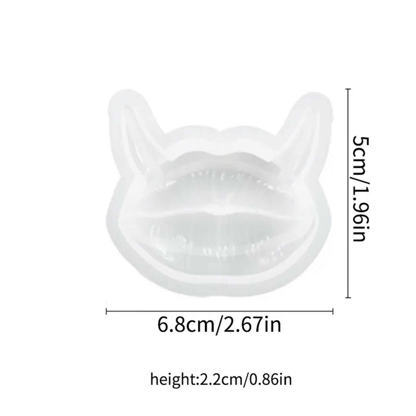 Lips Keychain Silicone Mould, 3D Lips Epoxy Resin Mold, Lips Candle Mould, Lips Soap Mold