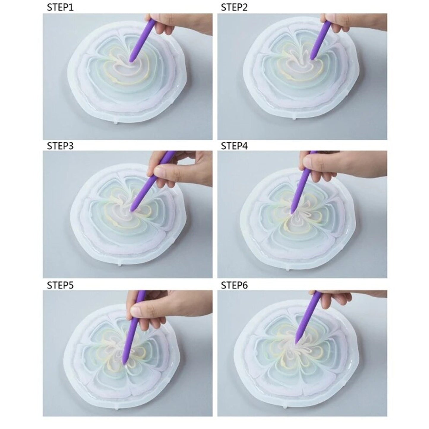 4psc Silicone Stirring Stick Reusable Resin Epoxy Silicone Mixing Sticks, Silicone Stir Stick, Resin Supplies, Reusable Stirring Craft Stick