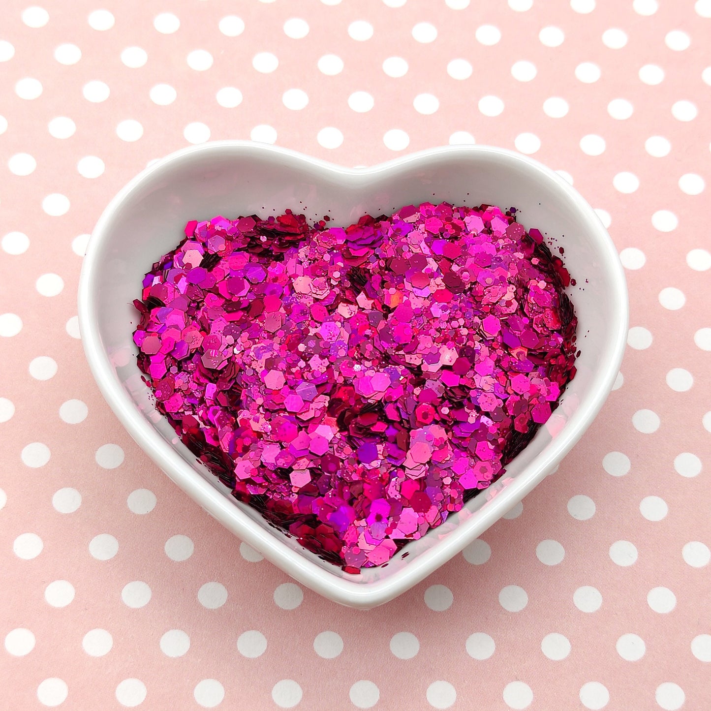 Fuchsia Holographic Glitter Chunky Mix, Resin Supplies, Festival Glitter, Slime Glitter, Nail Art Glitter, Craft Supplies