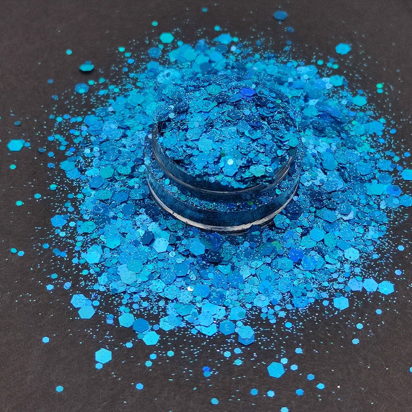 Sky Blue Holographic Glitter Chunky Mix, Resin Supplies, Festival Glitter, Slime Supplies, Nail Art Glitter, Craft Supplies