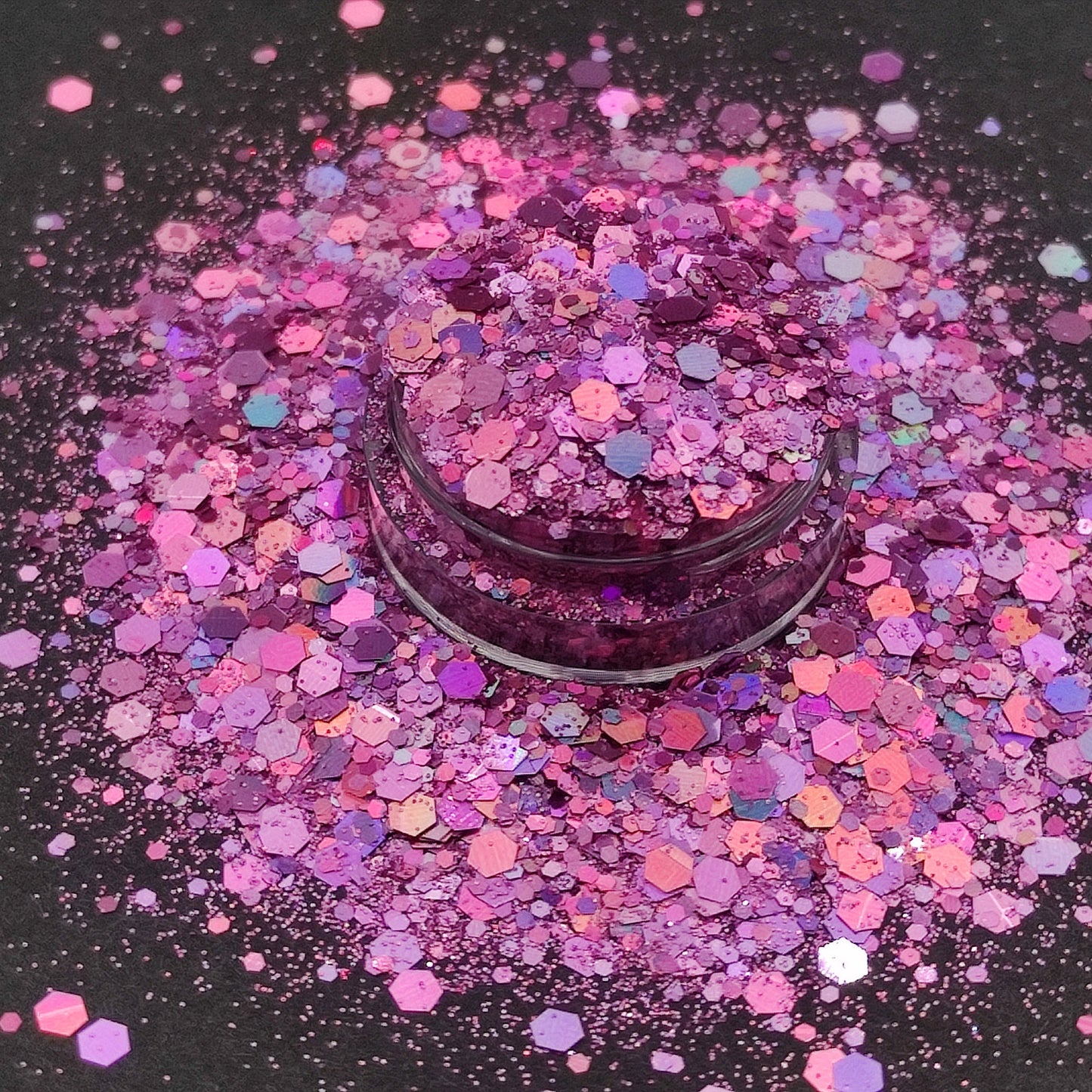 Pink Holographic Glitter Chunky Mix, Resin Supplies, Nail Art Glitter, Slime Supplies, Resin Glitter, Festival Glitter, Craft Supplies