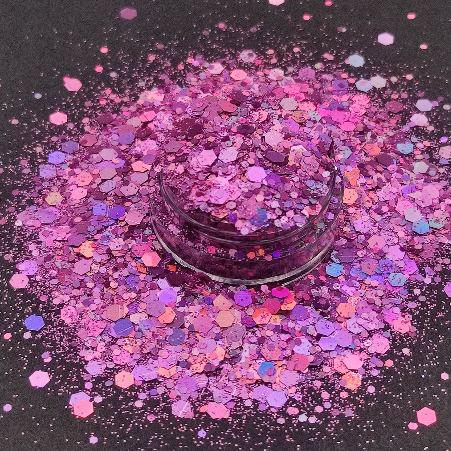 Pink Holographic Glitter Chunky Mix, Resin Supplies, Nail Art Glitter, Slime Supplies, Resin Glitter, Festival Glitter, Craft Supplies