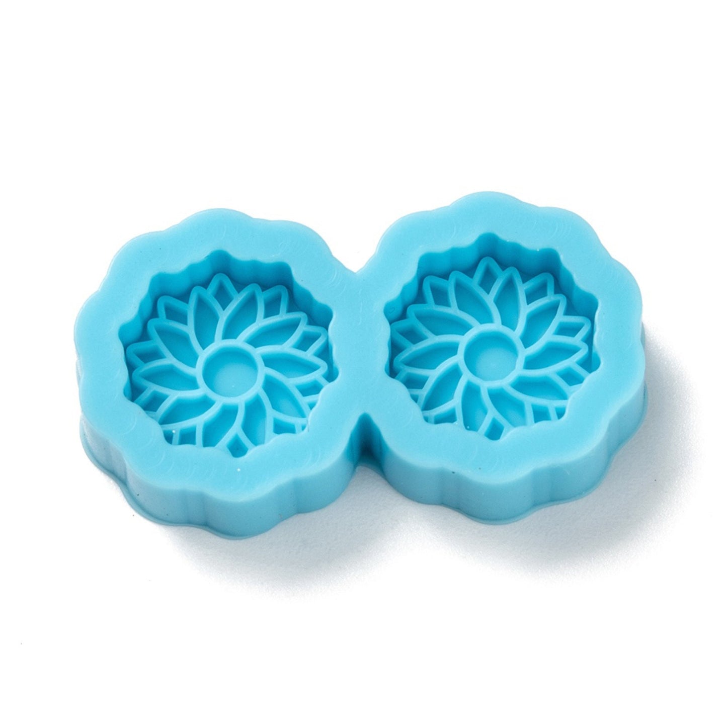 Tiny Flower Stud Earrings Silicone Mould, Flower Stud Epoxy Resin Pendant Mold, Flower Stud  Mould, Small Flower Stud Resin Moulds