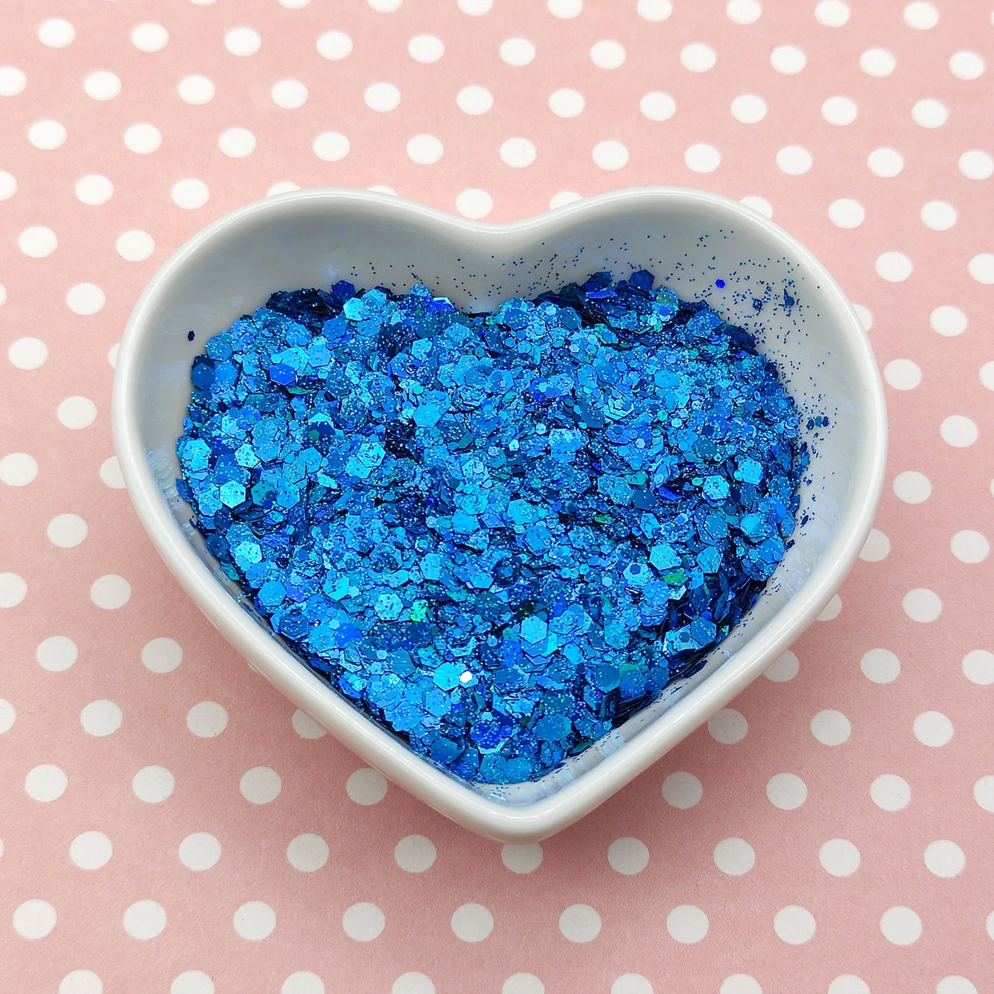 Sky Blue Holographic Glitter Chunky Mix, Resin Supplies, Festival Glitter, Slime Supplies, Nail Art Glitter, Craft Supplies