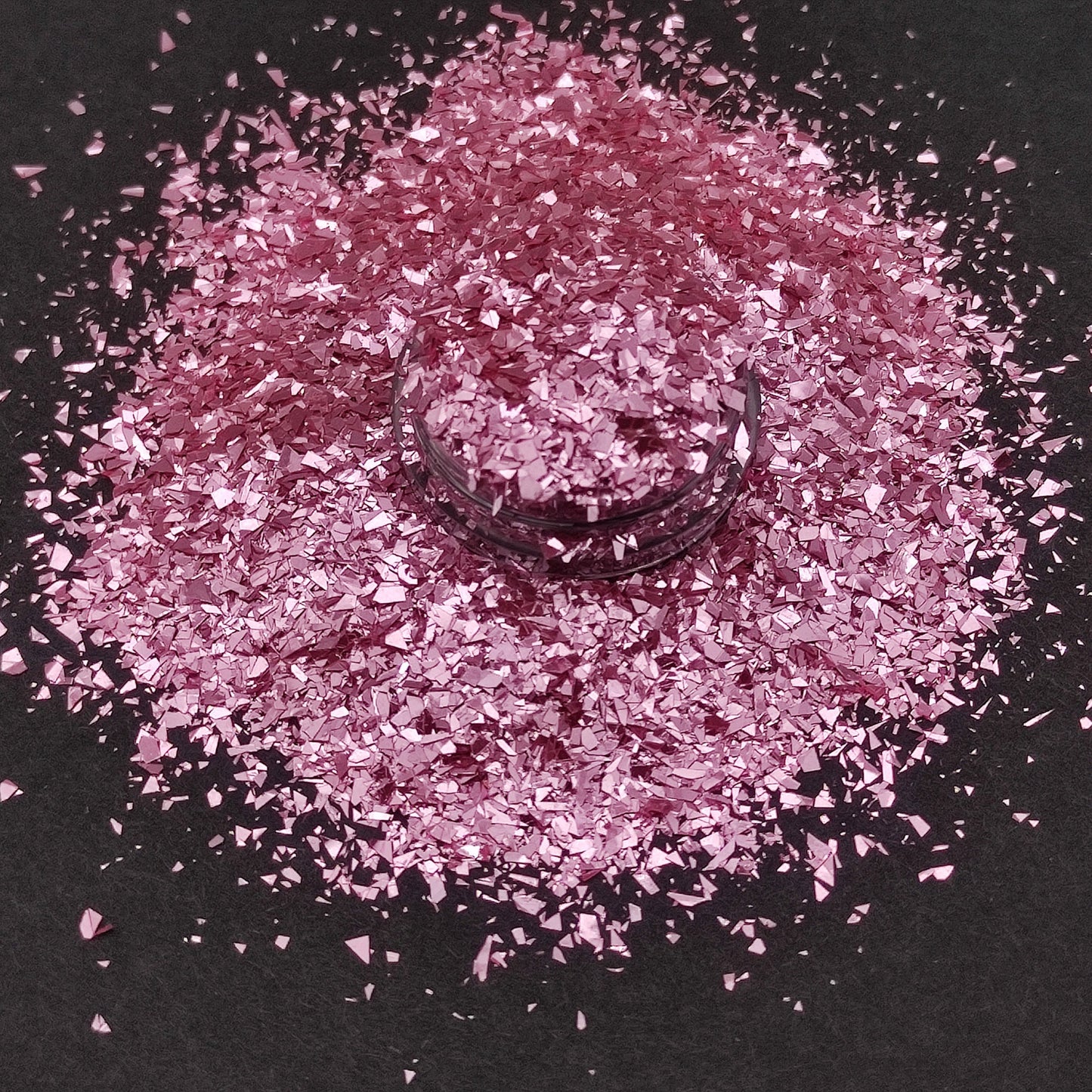 Soft Pink Glitter Flakes, Pink Cellophane Glitter Flakes, Opaque Tender Pink Shards, Resin Supplies, Craft Supplies, Nail Art Glitter