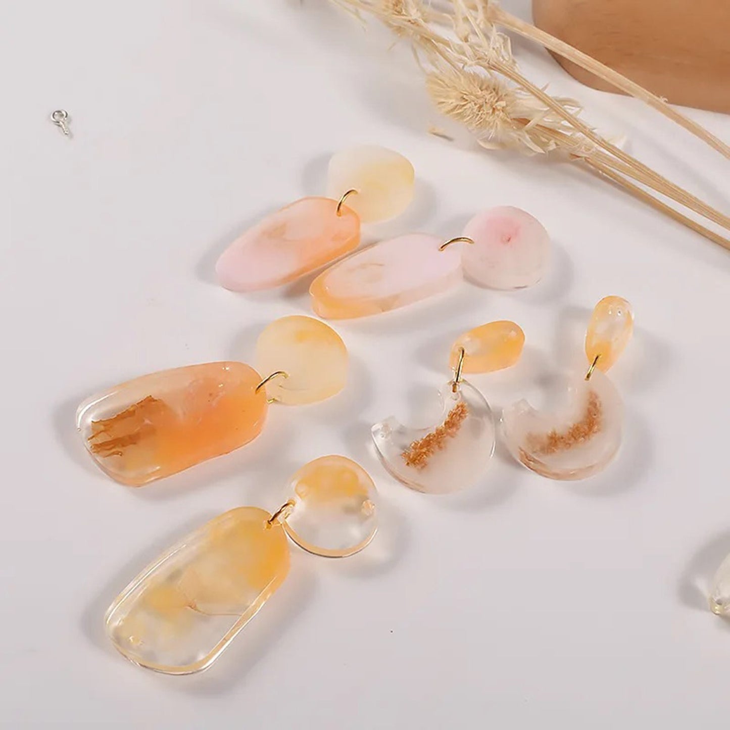 Earrings Mould, Irregular Organic Shapes Statement Earring Silicone Mold, Pendant Epoxy Resin Mould, Polymer Clay Tool, UV Resin Mold