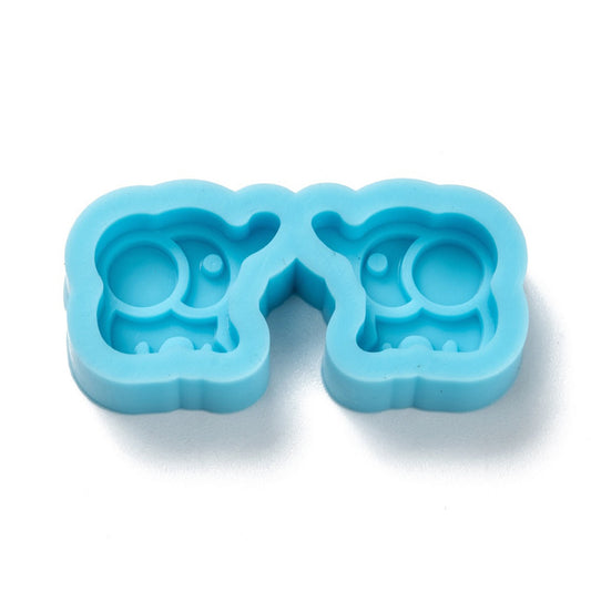 Tiny Elephant Stud Earrings Silicone Mould, Elephant Stud Epoxy Resin Stud Earrings Mold, Elephant Stud Earrings Mould